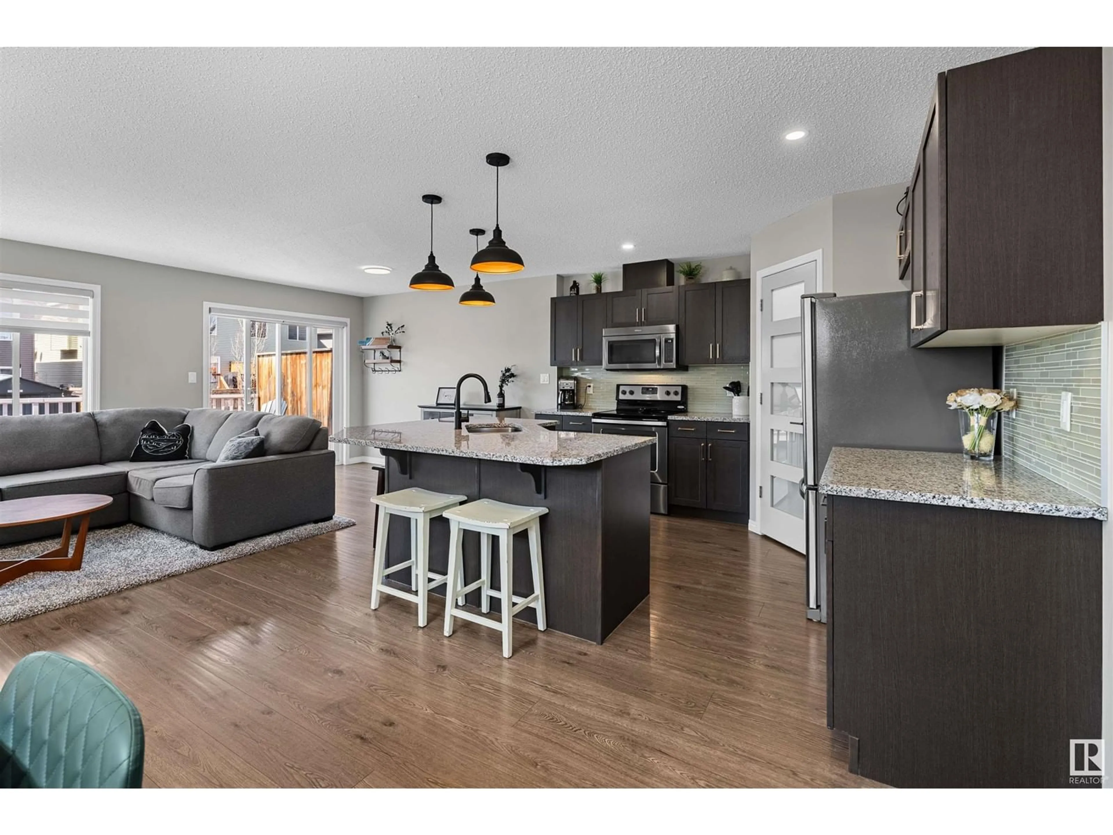 Open concept kitchen, unknown for SW - 2324 67A ST, Edmonton Alberta T6X2A9