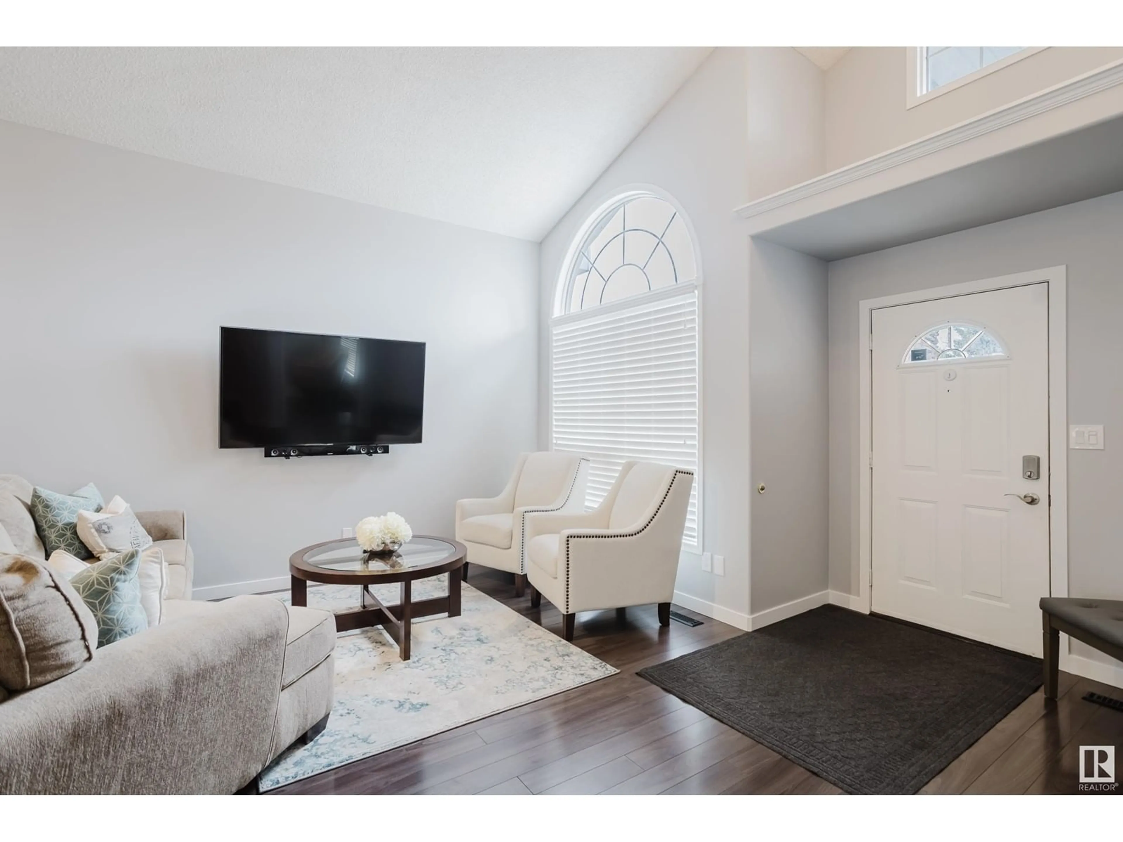 Living room with furniture, unknown for NW - 4482 32A ST, Edmonton Alberta T6T1E8