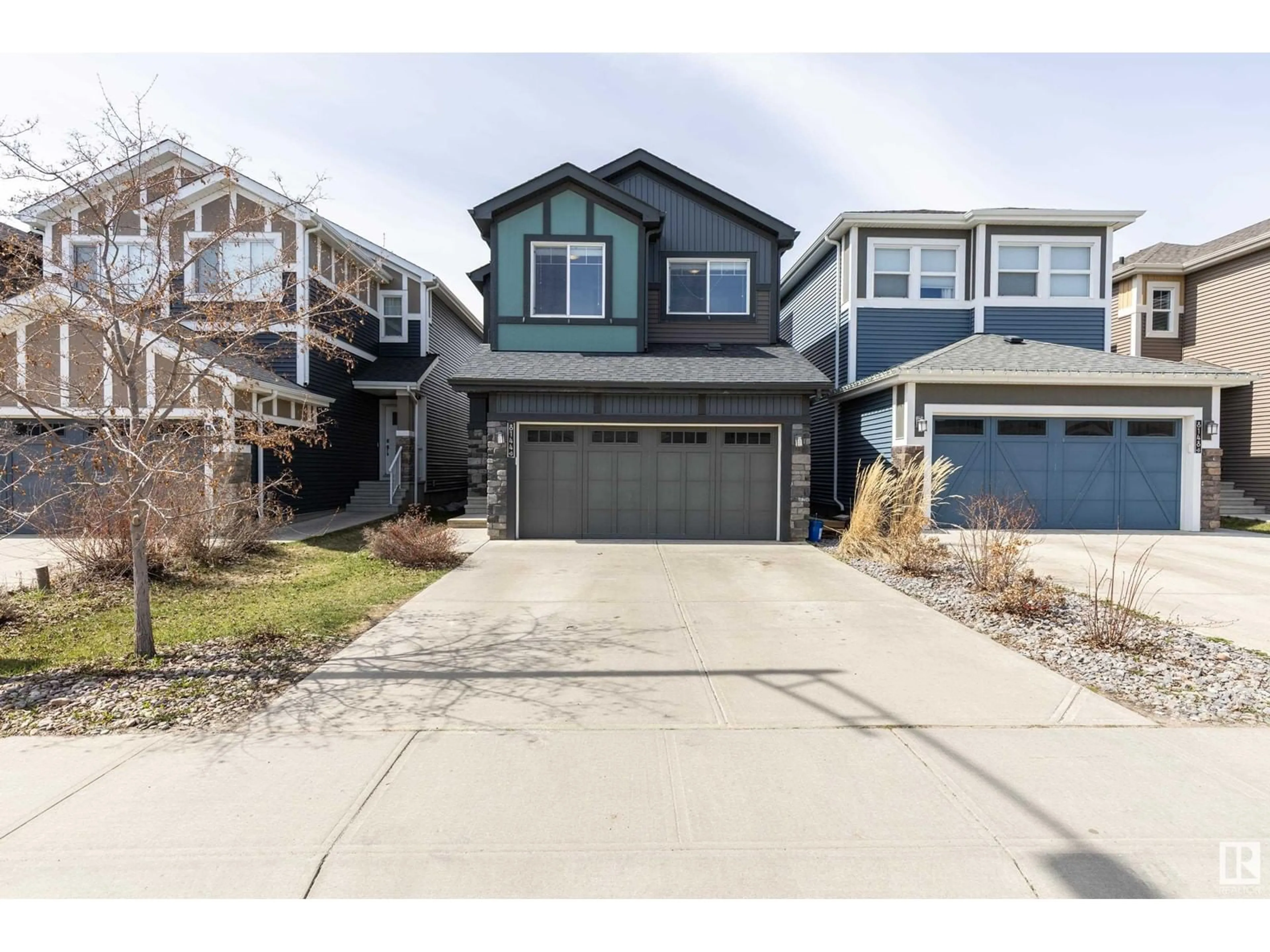 Home with vinyl exterior material, street for NW - 8144 225 ST, Edmonton Alberta T5T7G6