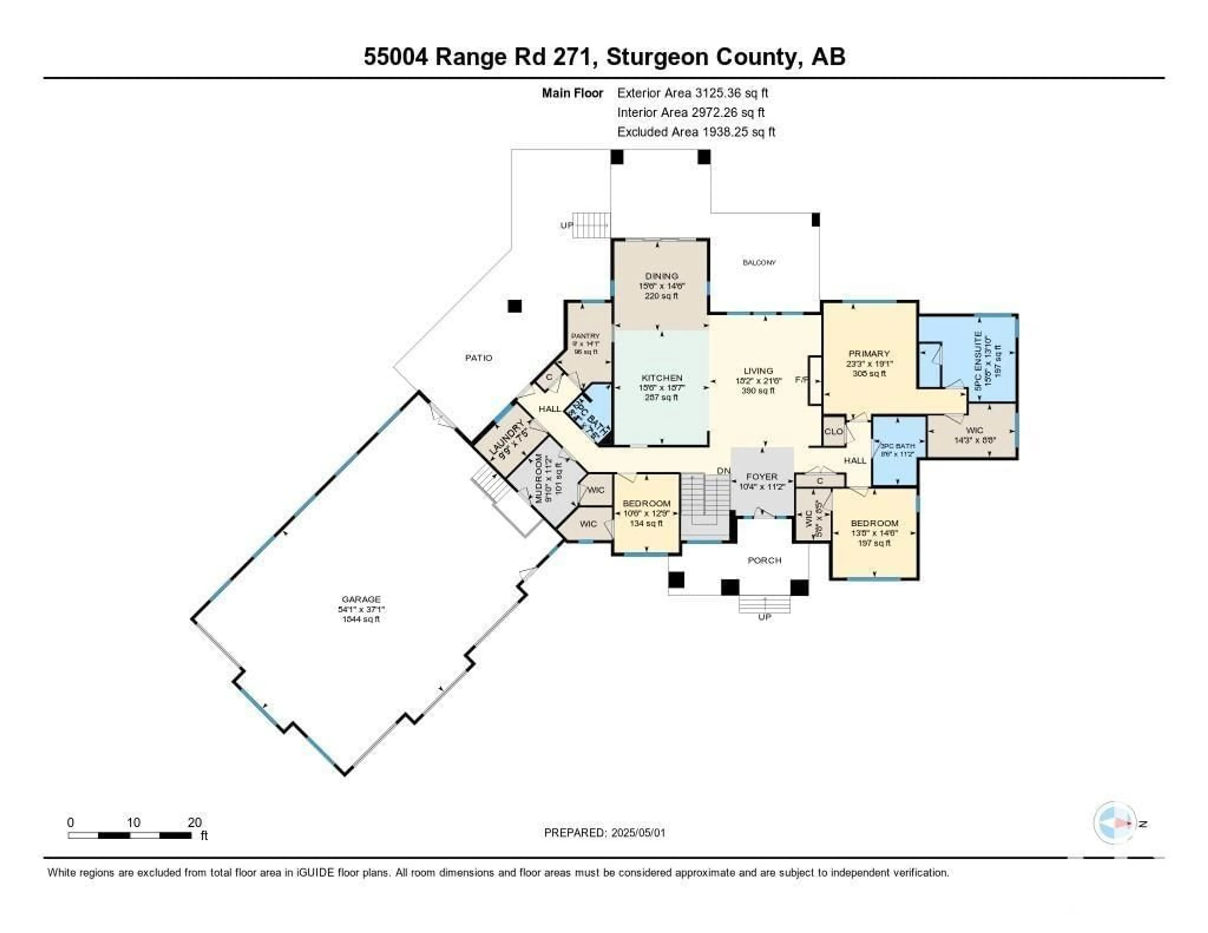 Floor plan for 55004 RGE ROAD 271, Rural Sturgeon County Alberta T8R1W4
