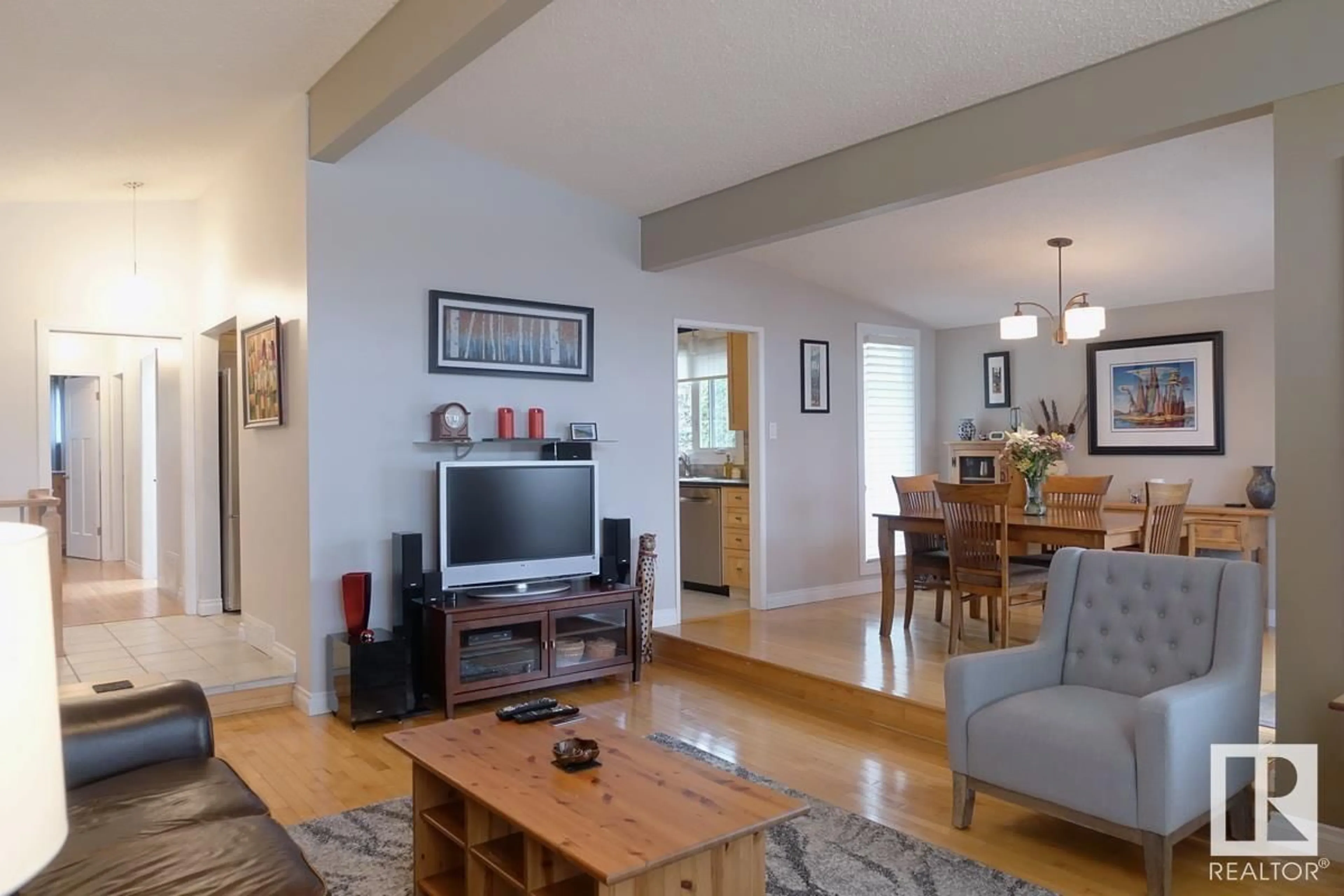 Living room with furniture, unknown for 5 GARNET CR, Sherwood Park Alberta T8A2R7