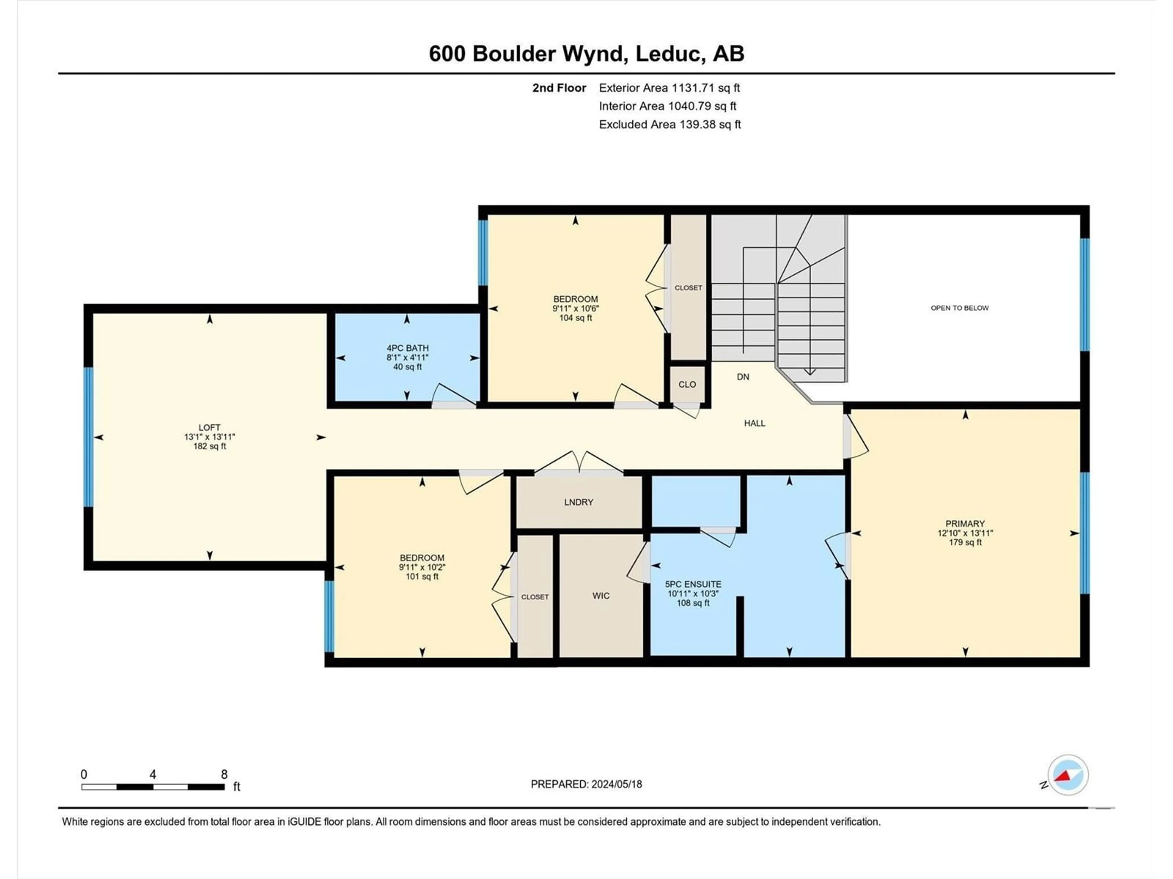 Floor plan for 600 BOULDER WD, Leduc Alberta T9E1H1