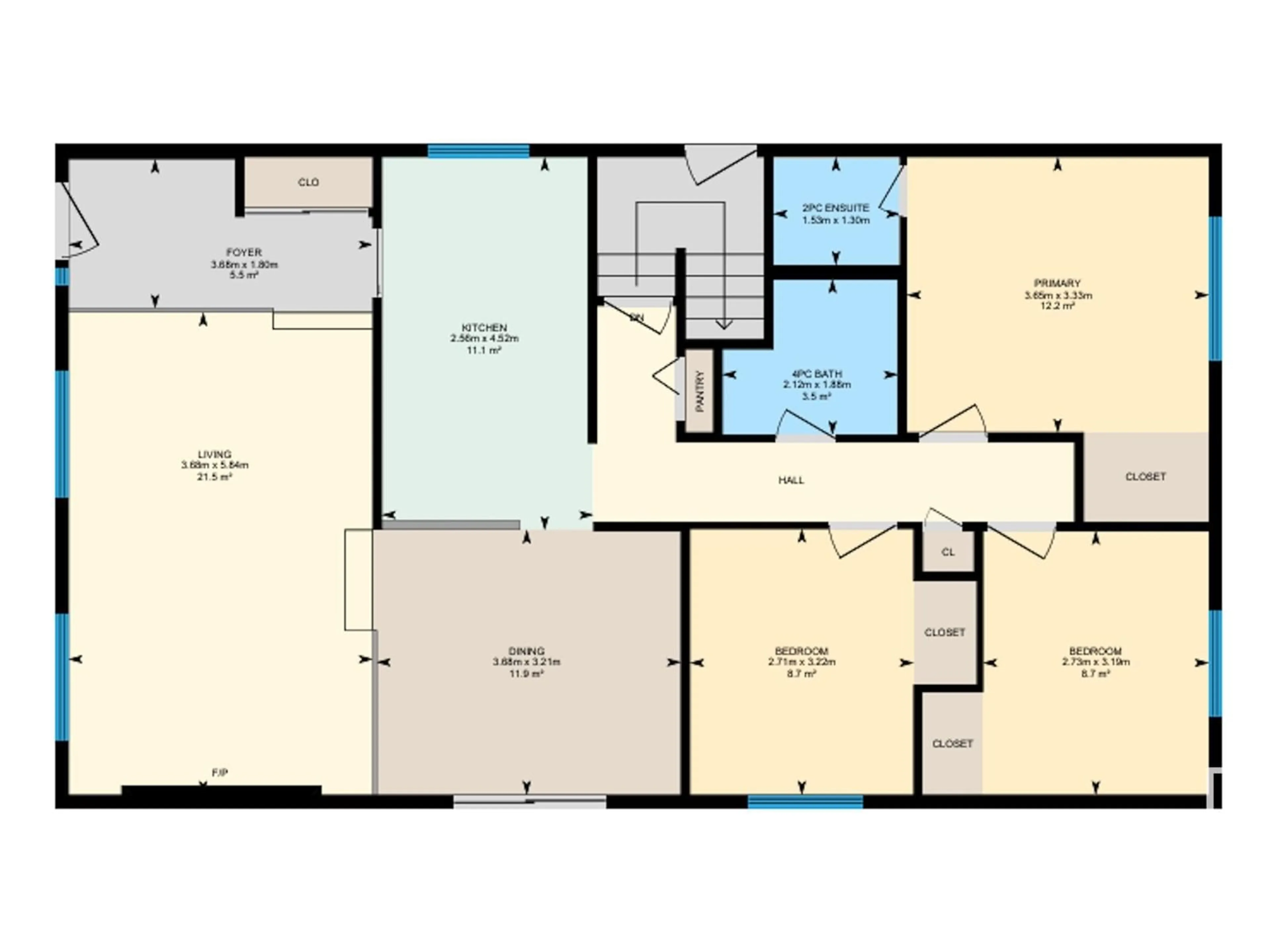 Floor plan for NW - 1751 62 ST, Edmonton Alberta T6L1M7
