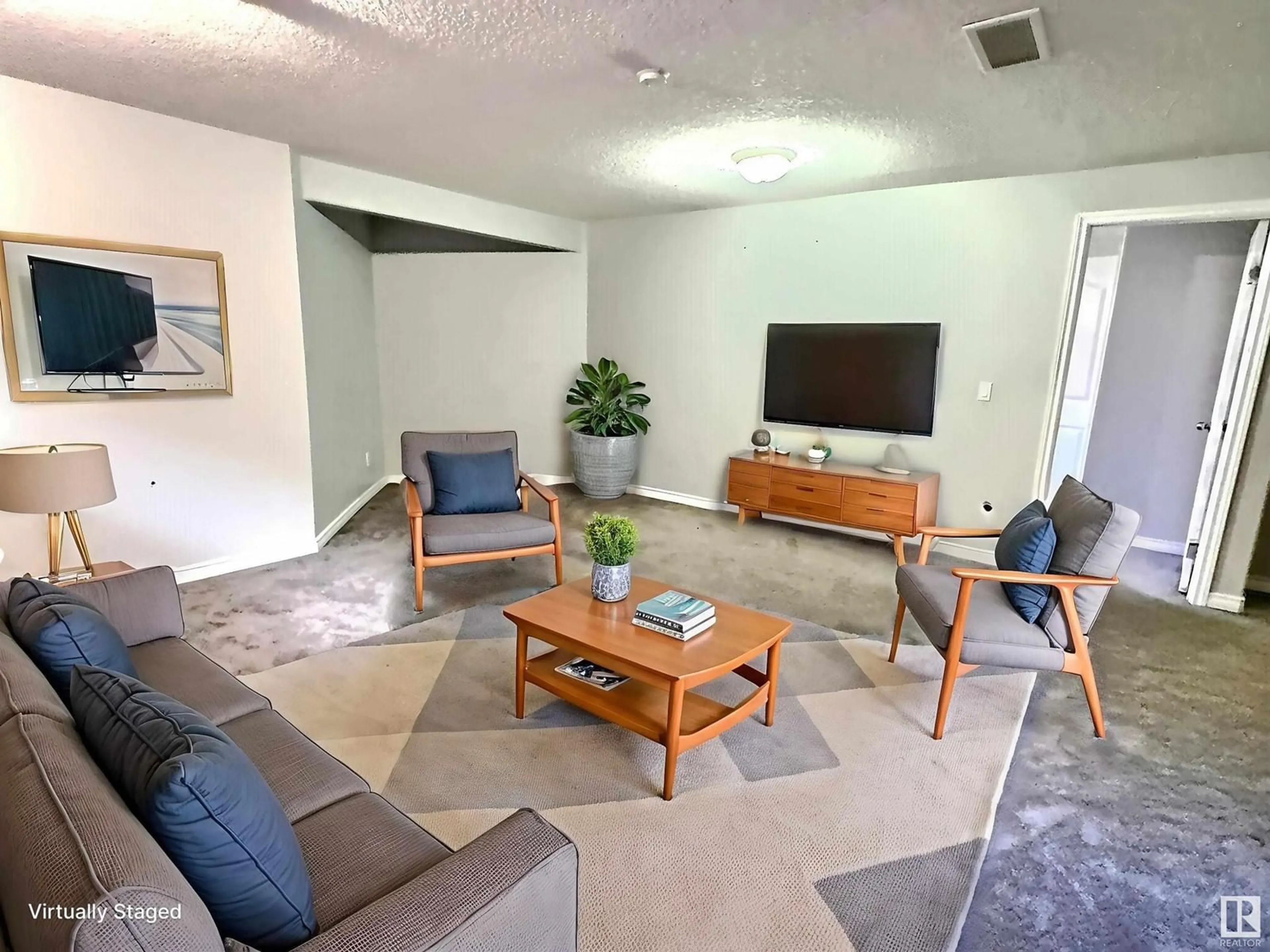 Living room with furniture, unknown for 8736 178 AV, Edmonton Alberta T5Z0B8