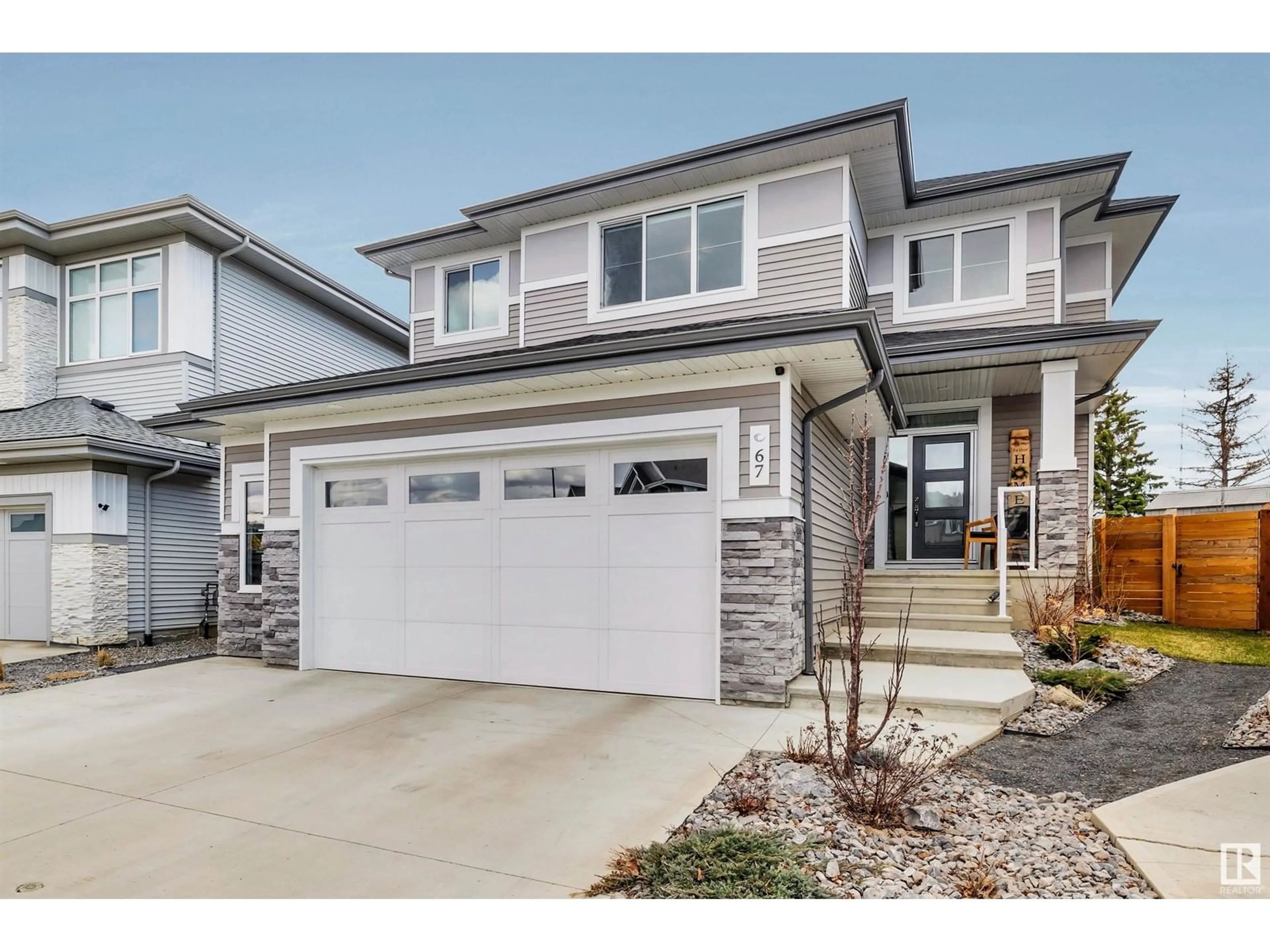 Home with vinyl exterior material, street for 67 JAMISON CR, St. Albert Alberta T8N7V4