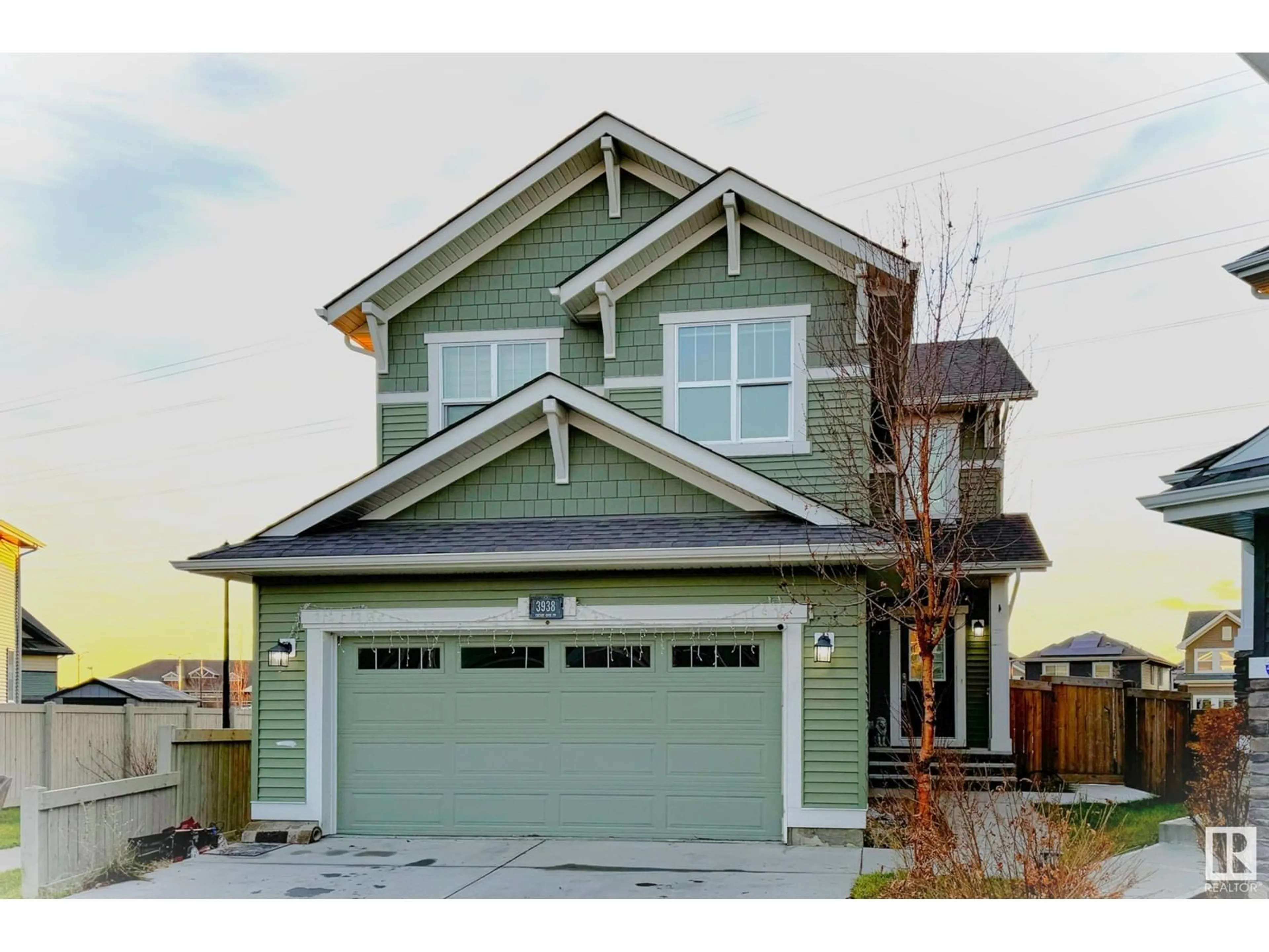 Home with vinyl exterior material, street for 3938 CHERRYCOVE SW, Edmonton Alberta T6X2B3