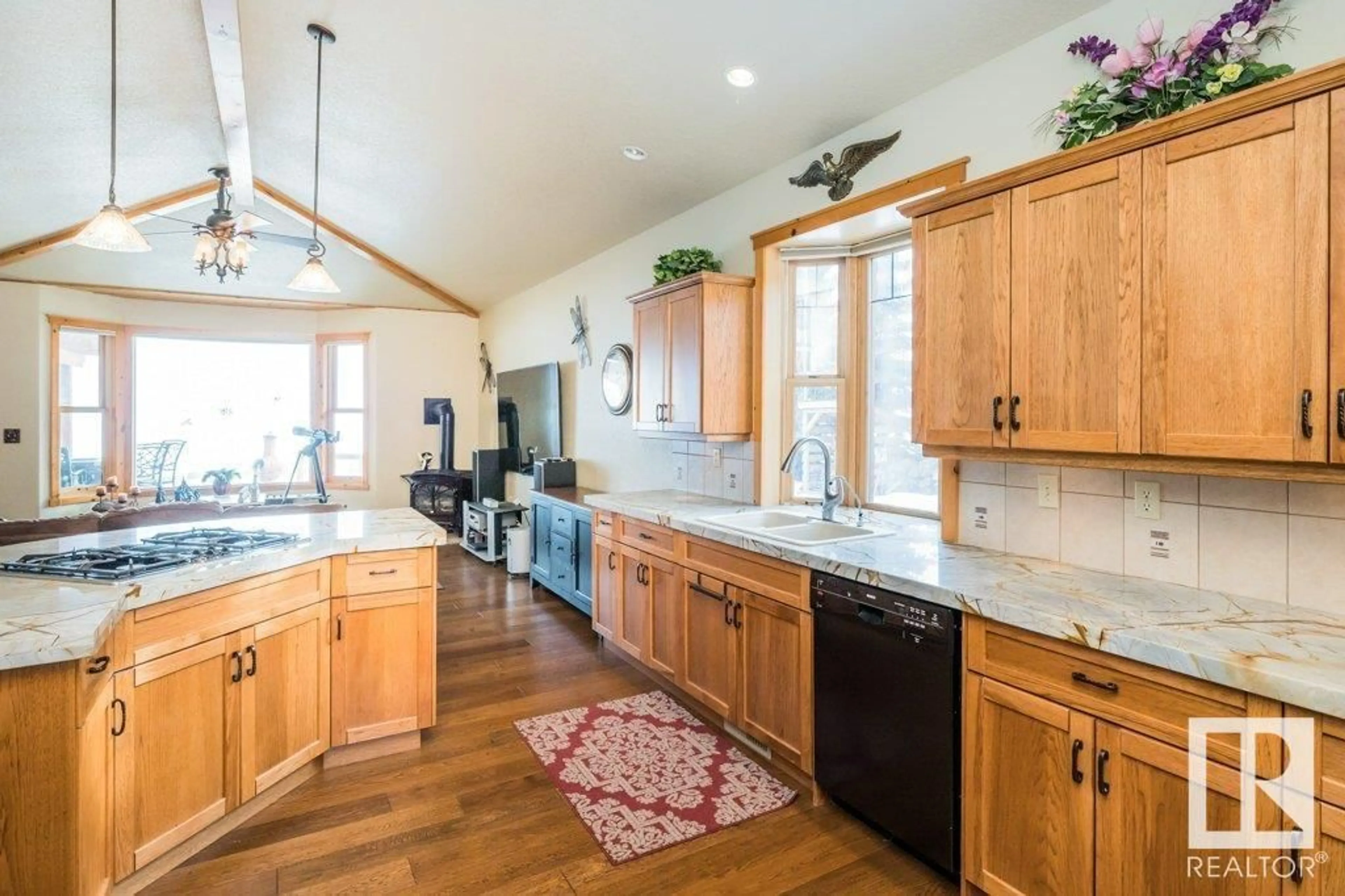 Open concept kitchen, unknown for 103 LAKE DRIVE, Rural Wetaskiwin County Alberta T0C2C0