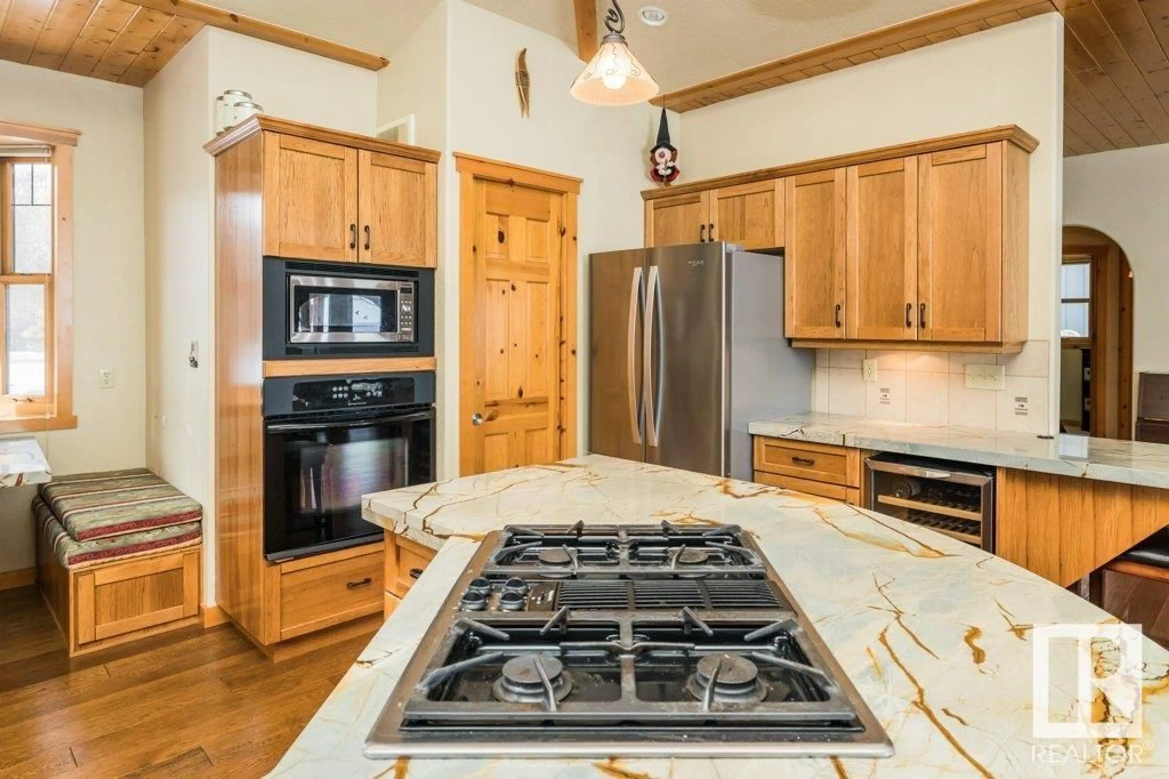 Open concept kitchen, ceramic/tile floor for 103 LAKE DRIVE, Rural Wetaskiwin County Alberta T0C2C0