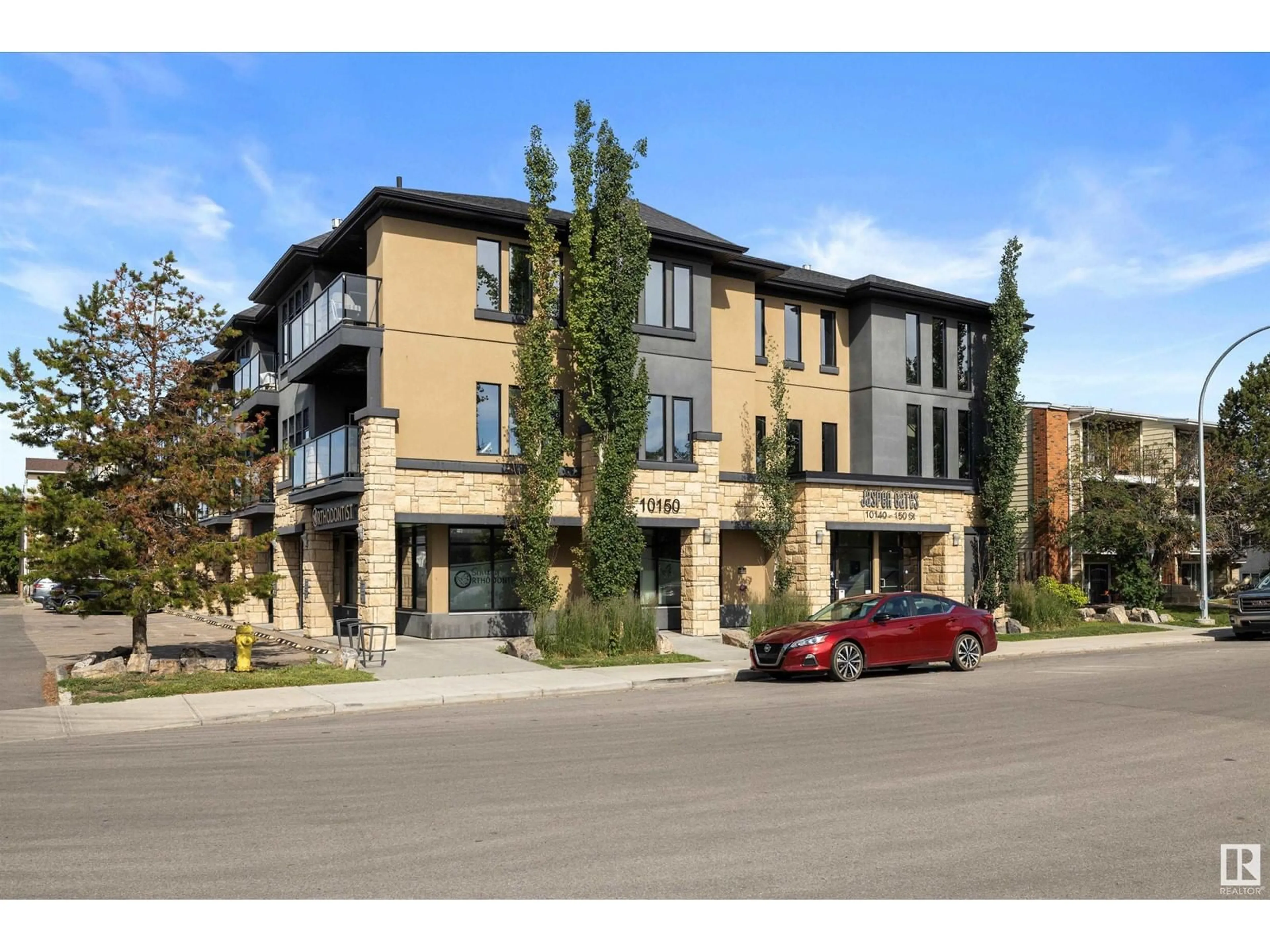 Home with brick exterior material, street for #302 - 10140 150 ST NW, Edmonton Alberta T5P1P1