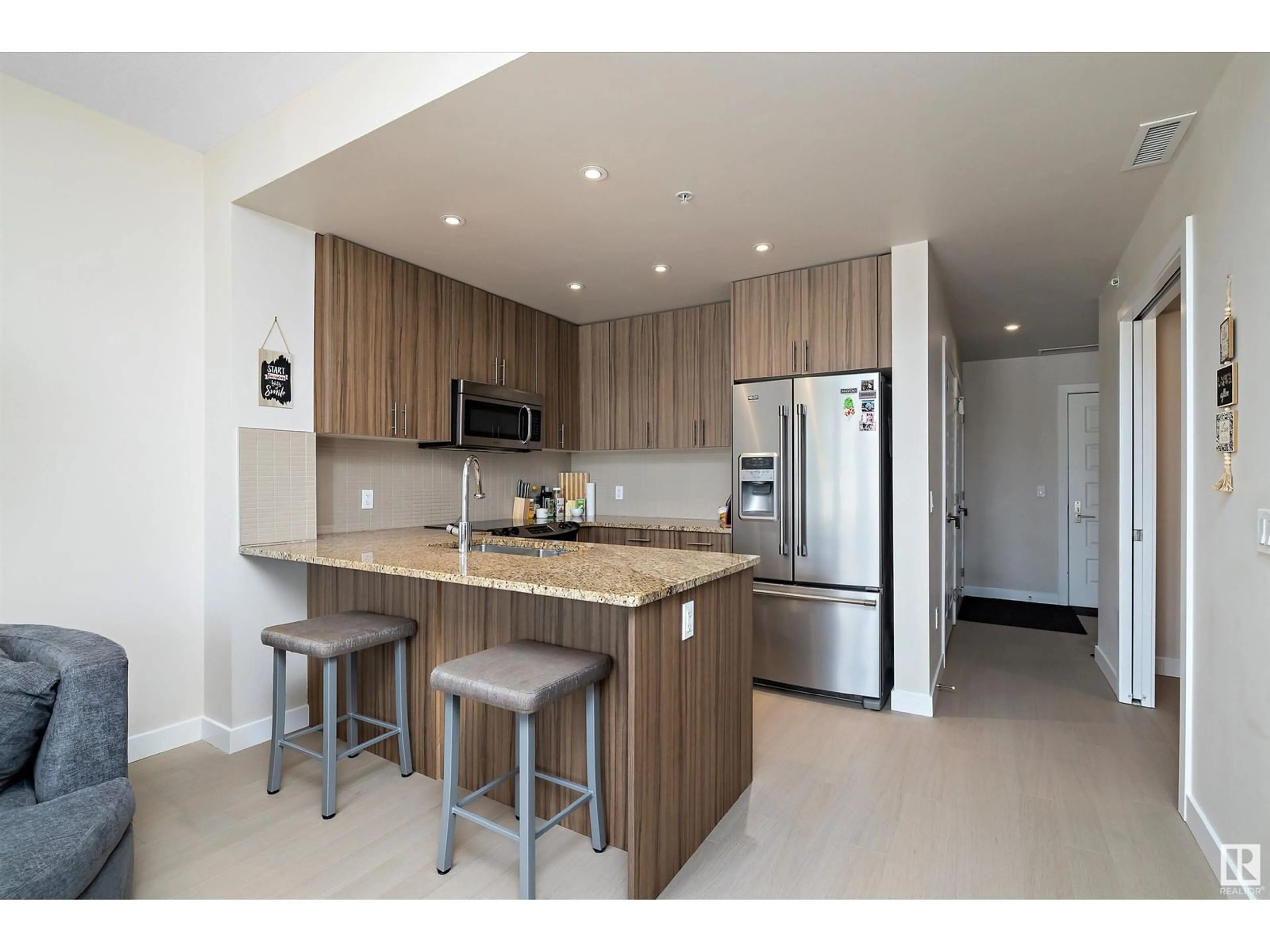 Open concept kitchen, unknown for #302 - 10140 150 ST NW, Edmonton Alberta T5P1P1