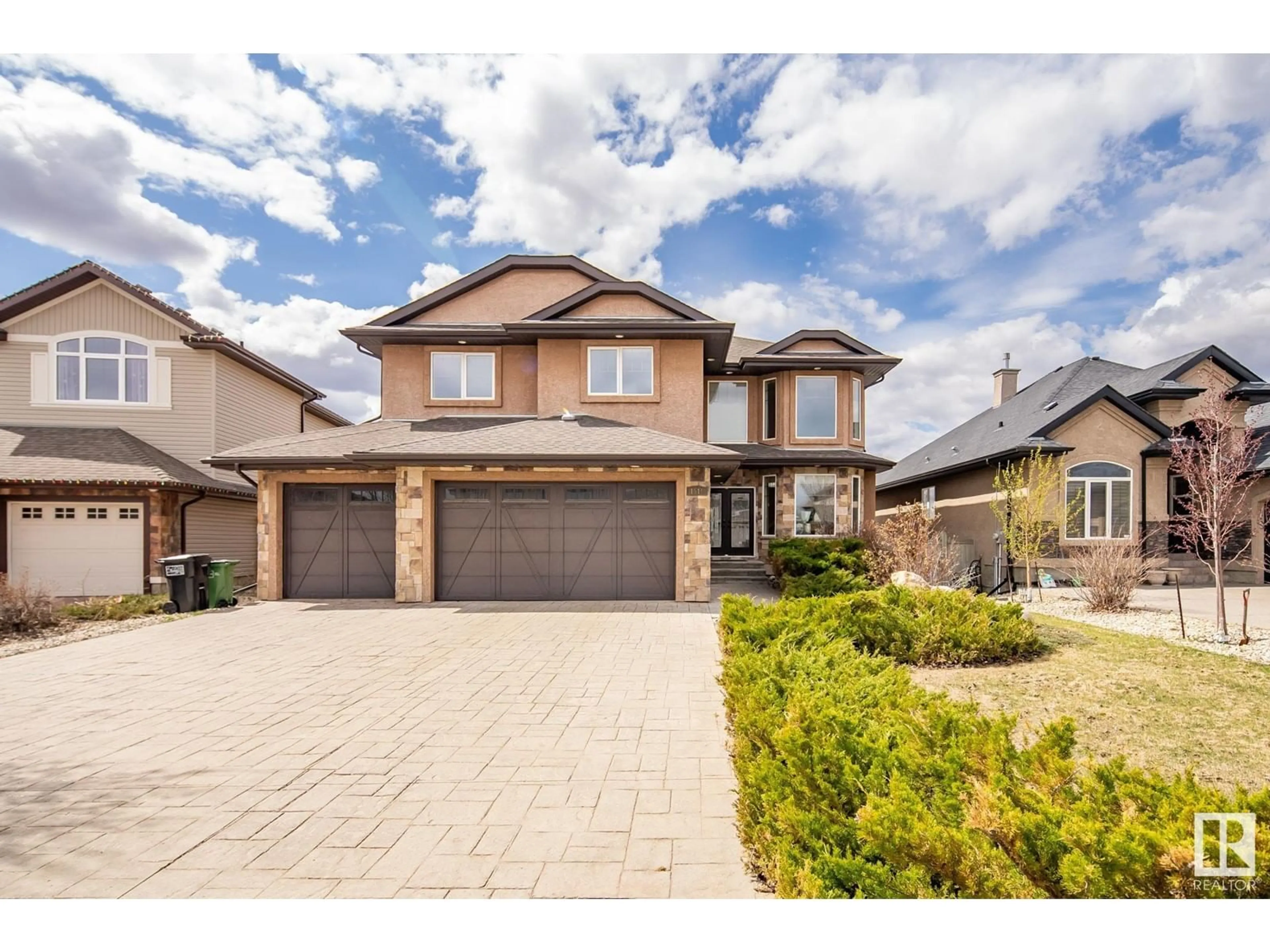 Home with brick exterior material, street for 1516 ADAMSON VIEW VW, Edmonton Alberta T6W0V4
