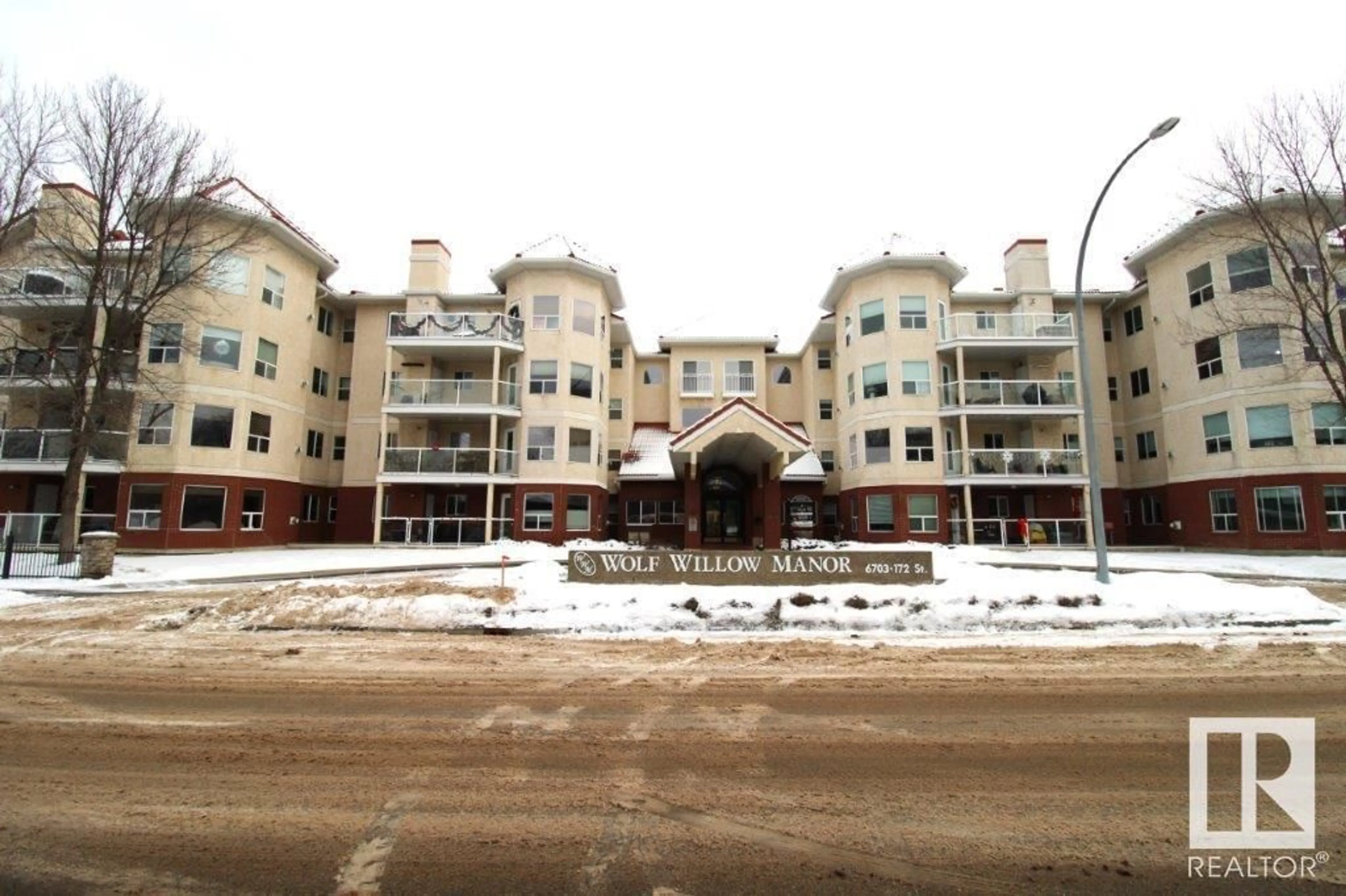 Patio, building for #203 - 6703 172 ST, Edmonton Alberta T5T6H9