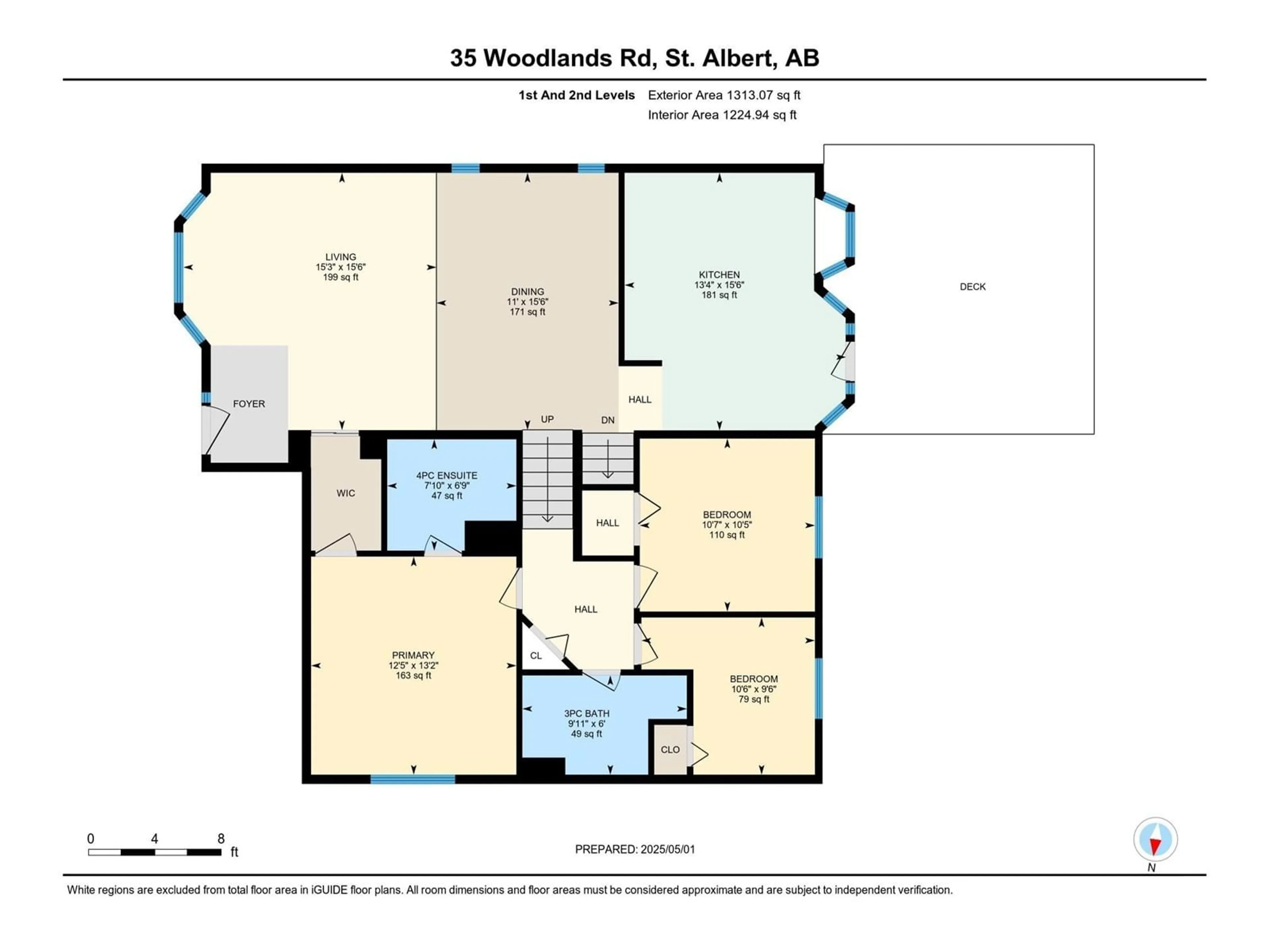 Floor plan for 35 WOODLANDS RD, St. Albert Alberta T8N3S7