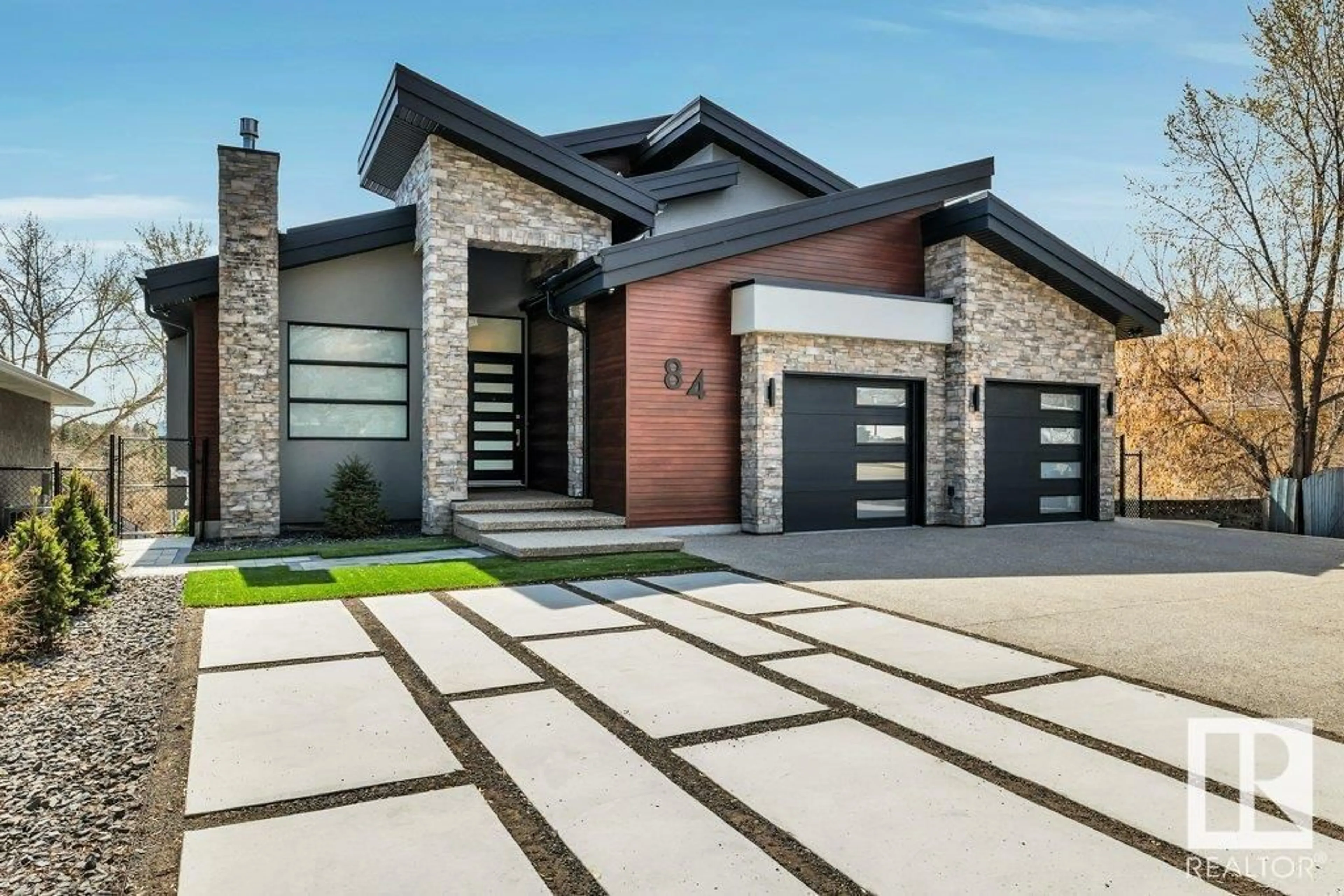 Home with brick exterior material, street for 84 MISSION AV, St. Albert Alberta T8N1H8