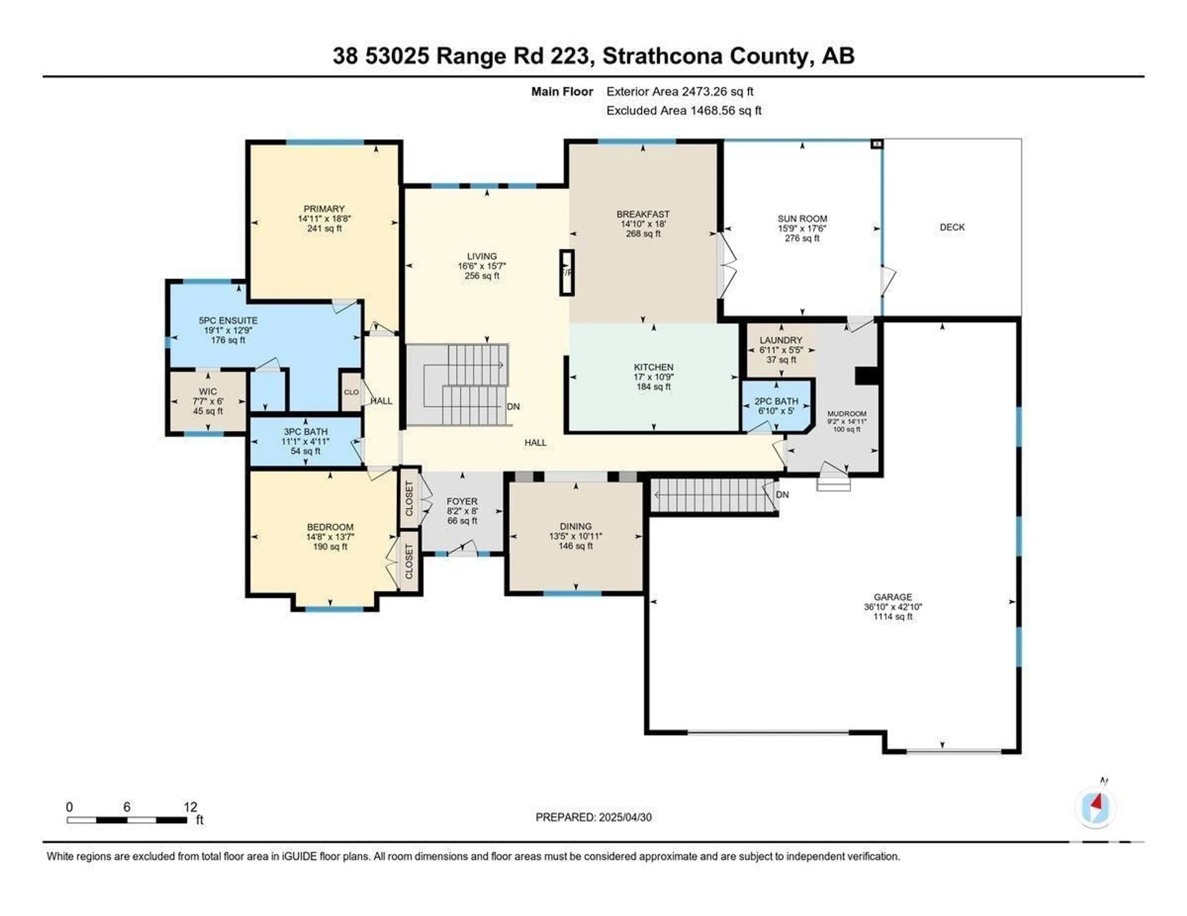 Floor plan for 38 RGE ROAD 223 RGE ROAD, Rural Strathcona County Alberta T8E2M3