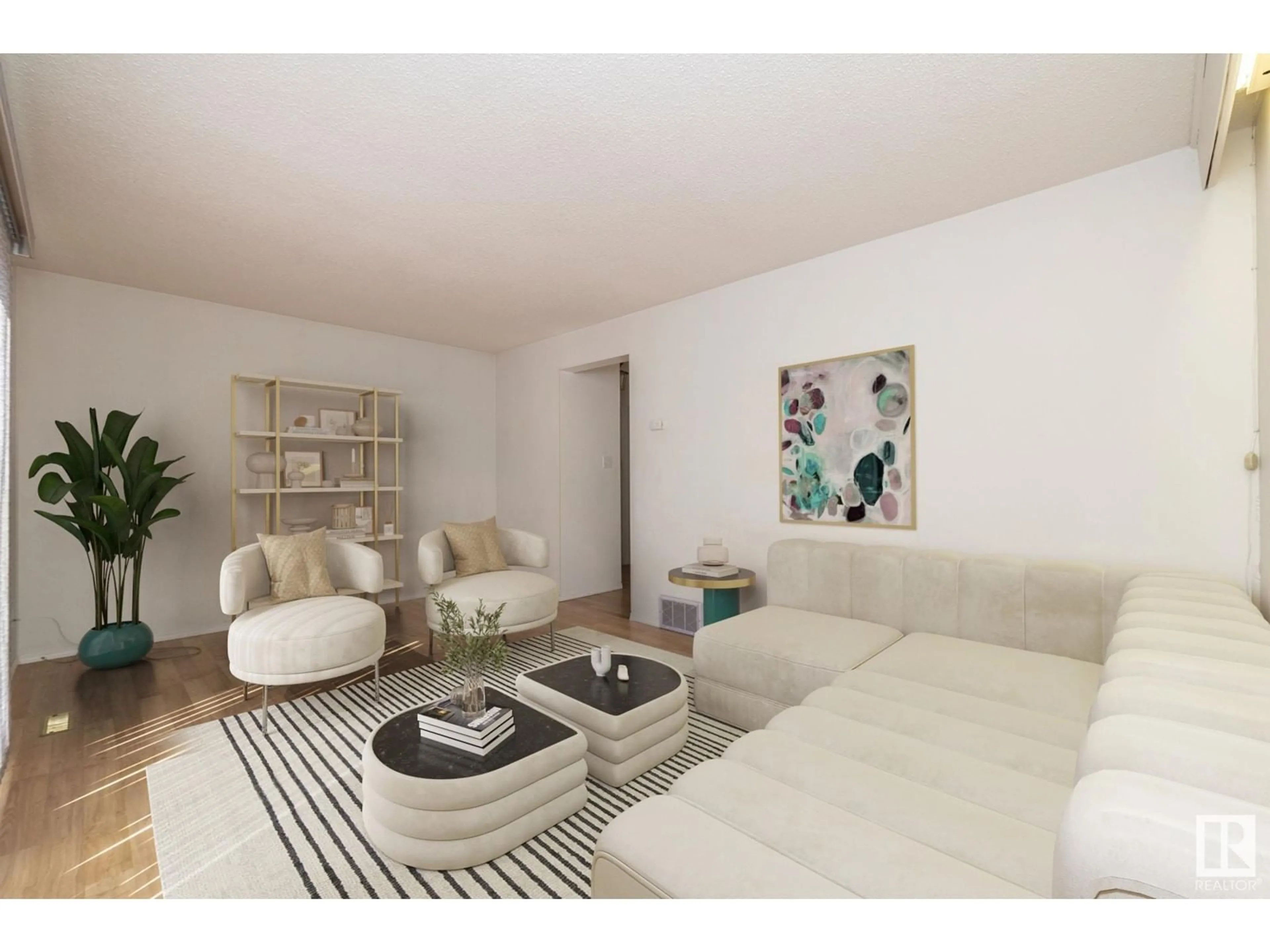 Living room with furniture, unknown for 105 WOODSTOCK NW, Edmonton Alberta T5T0H6
