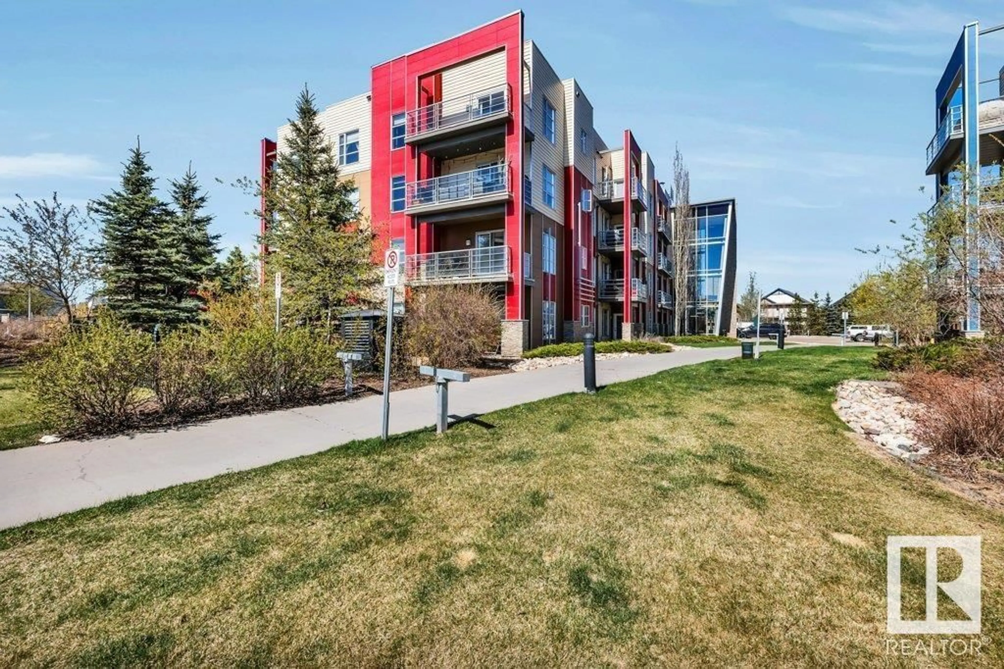 A pic from outside/outdoor area/front of a property/back of a property/a pic from drone, unknown for #115 - 2590 ANDERSON WY, Edmonton Alberta T6W0R2