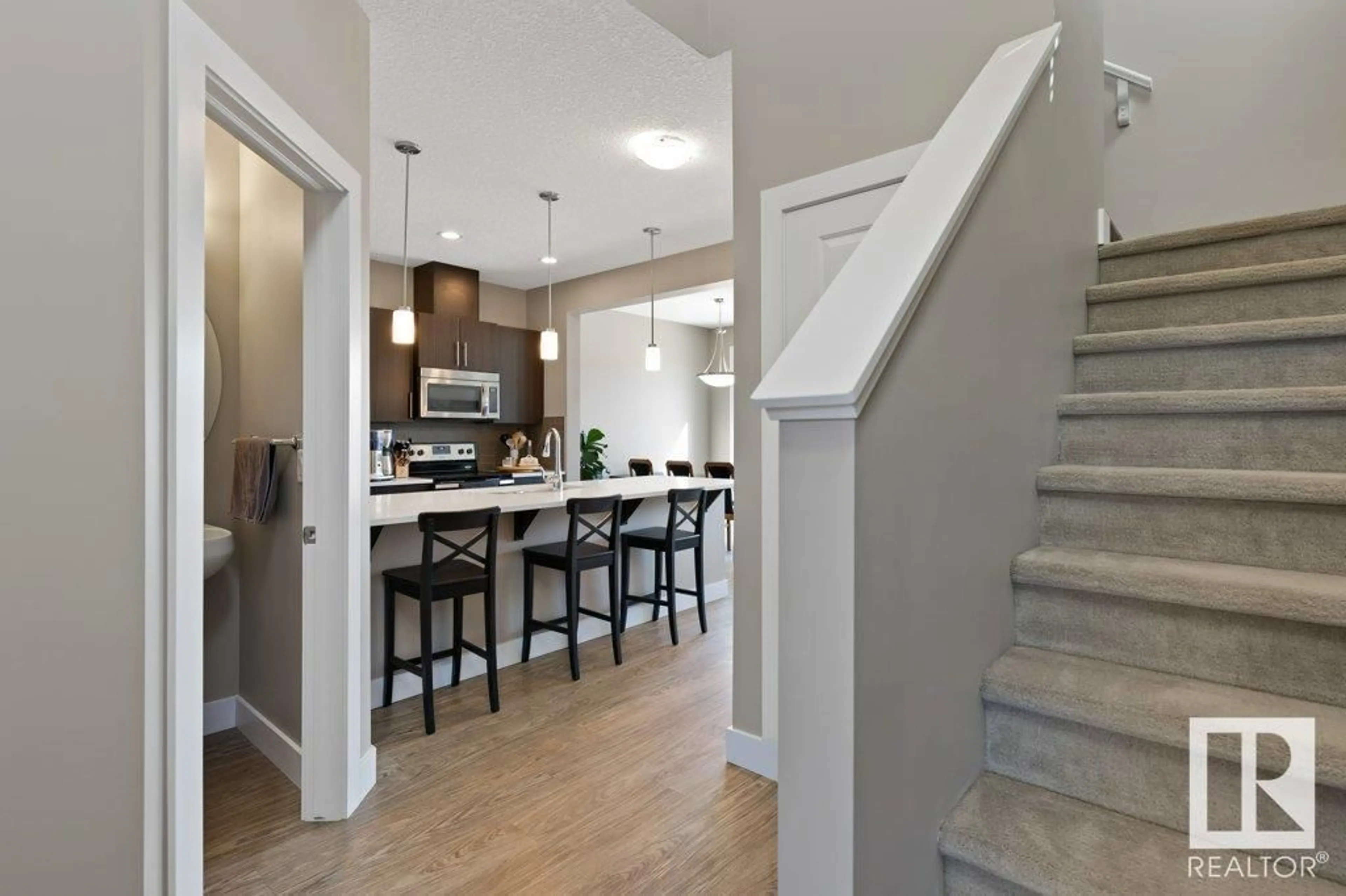 Open concept kitchen, unknown for NW - 12843 205 ST, Edmonton Alberta T5S0L7