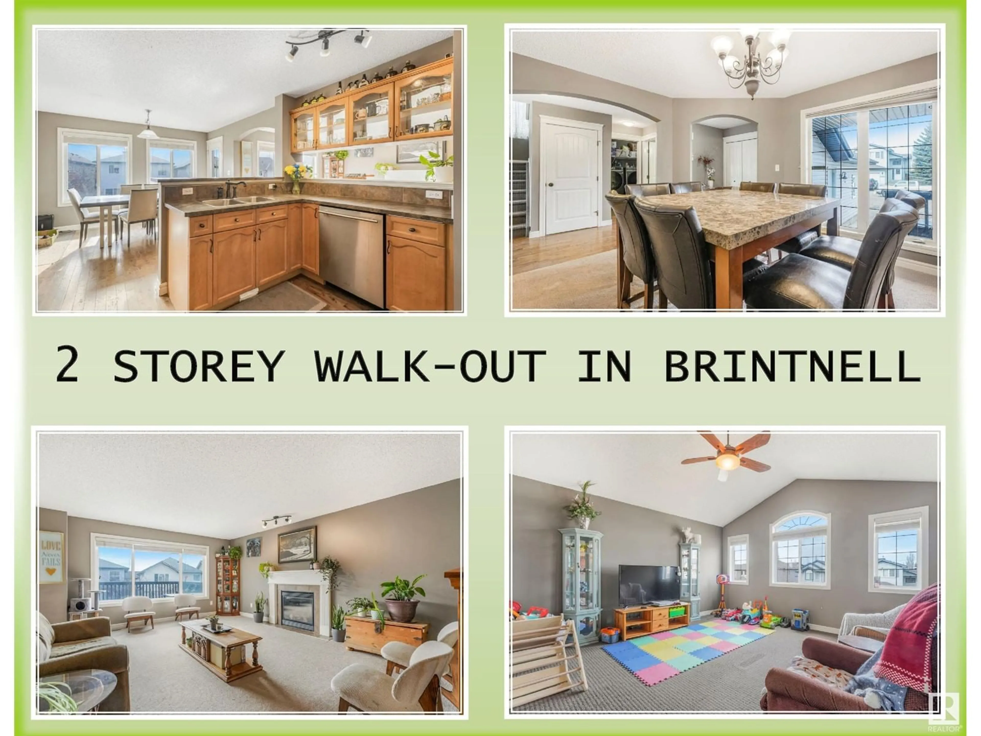 Open concept kitchen, unknown for 4113 157A AV, Edmonton Alberta T5Y0A4