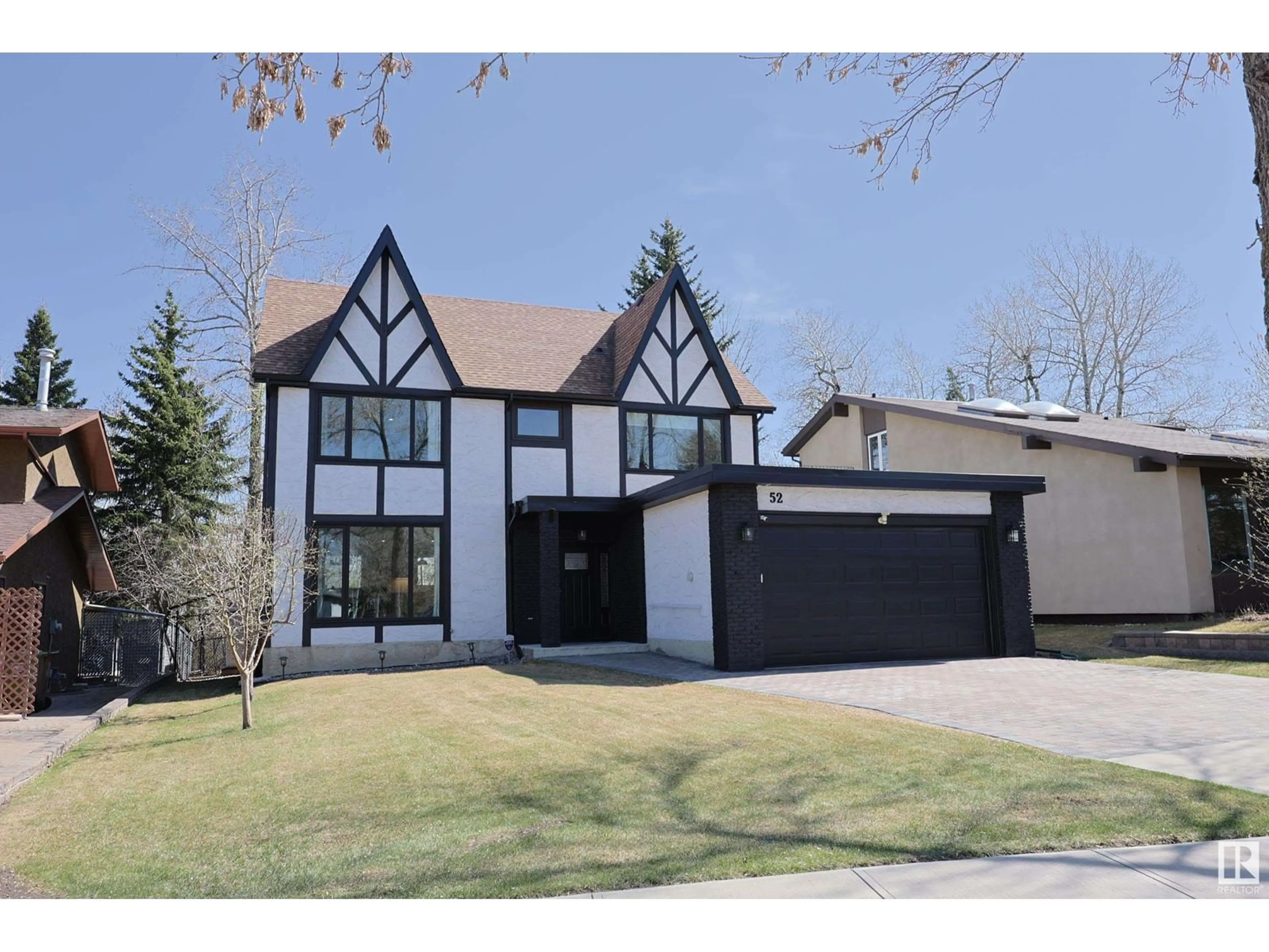 Home with brick exterior material, street for 52 GOODRIDGE DR, St. Albert Alberta T8N2B2