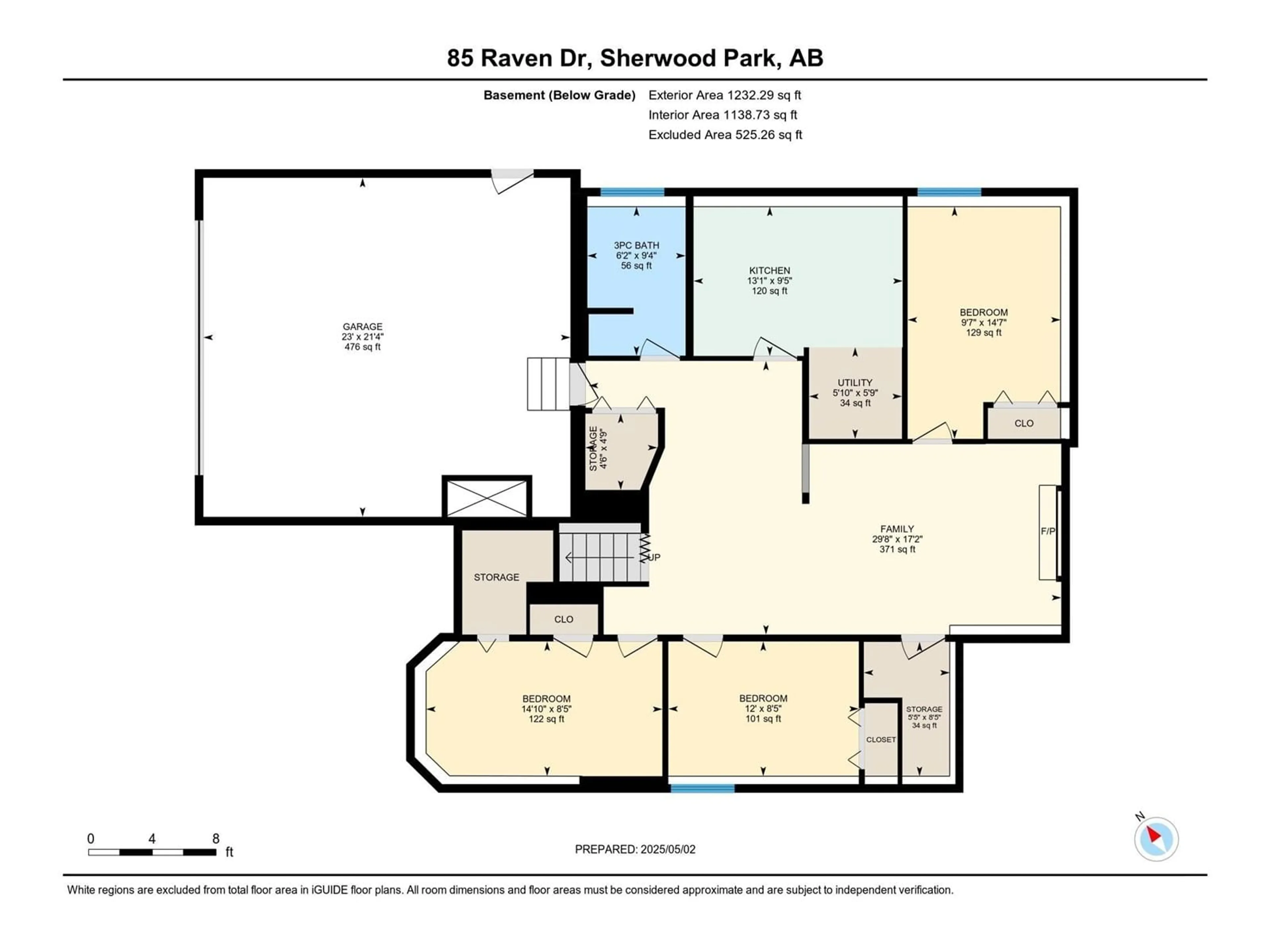 Floor plan for 85 RAVEN DR, Sherwood Park Alberta T8A5N7