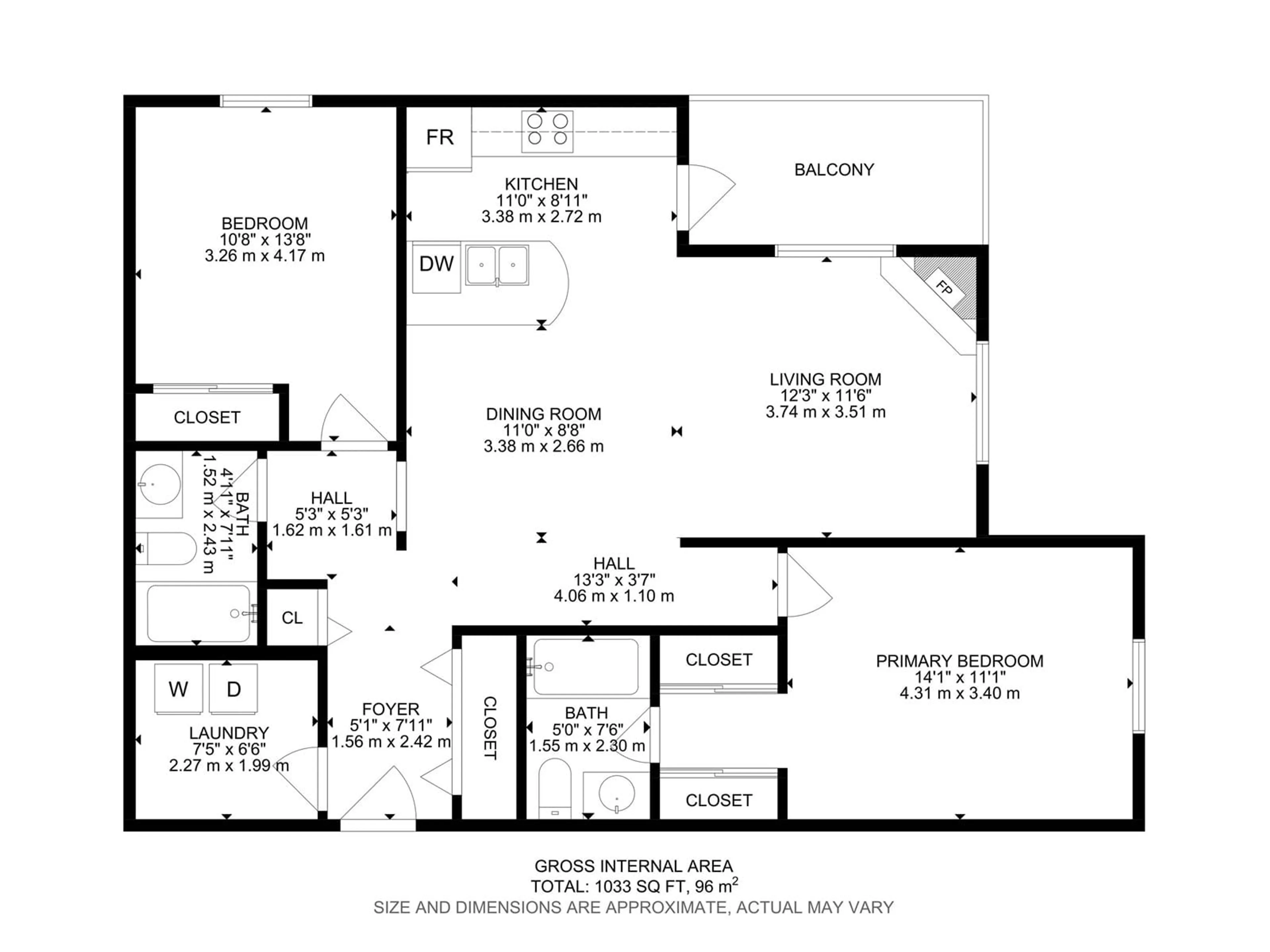 Floor plan for 905 - 314 BLACKLOCK WY, Edmonton Alberta T6W1M7