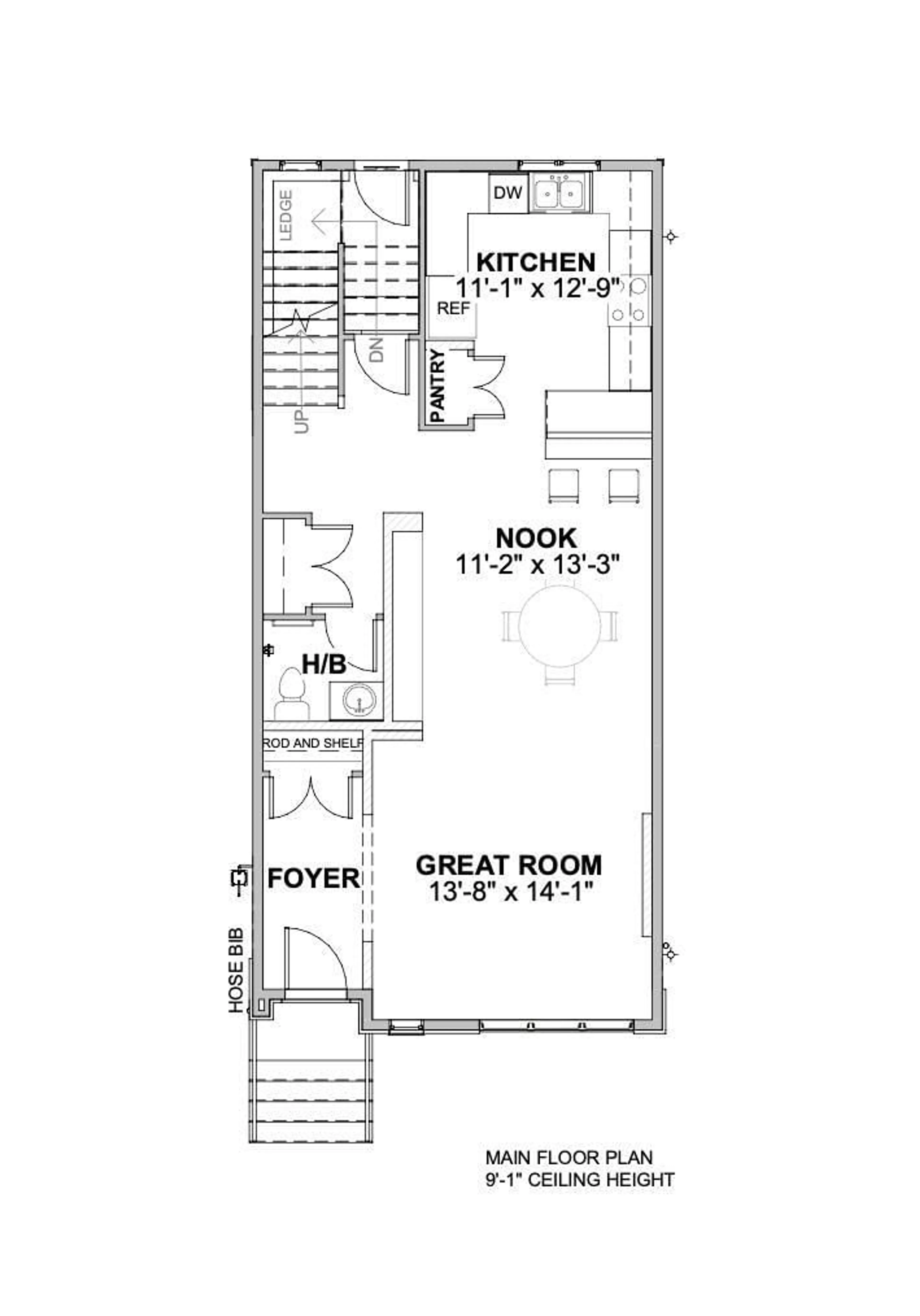 Floor plan for 134 GARNEAU GA, Spruce Grove Alberta T7X0M6