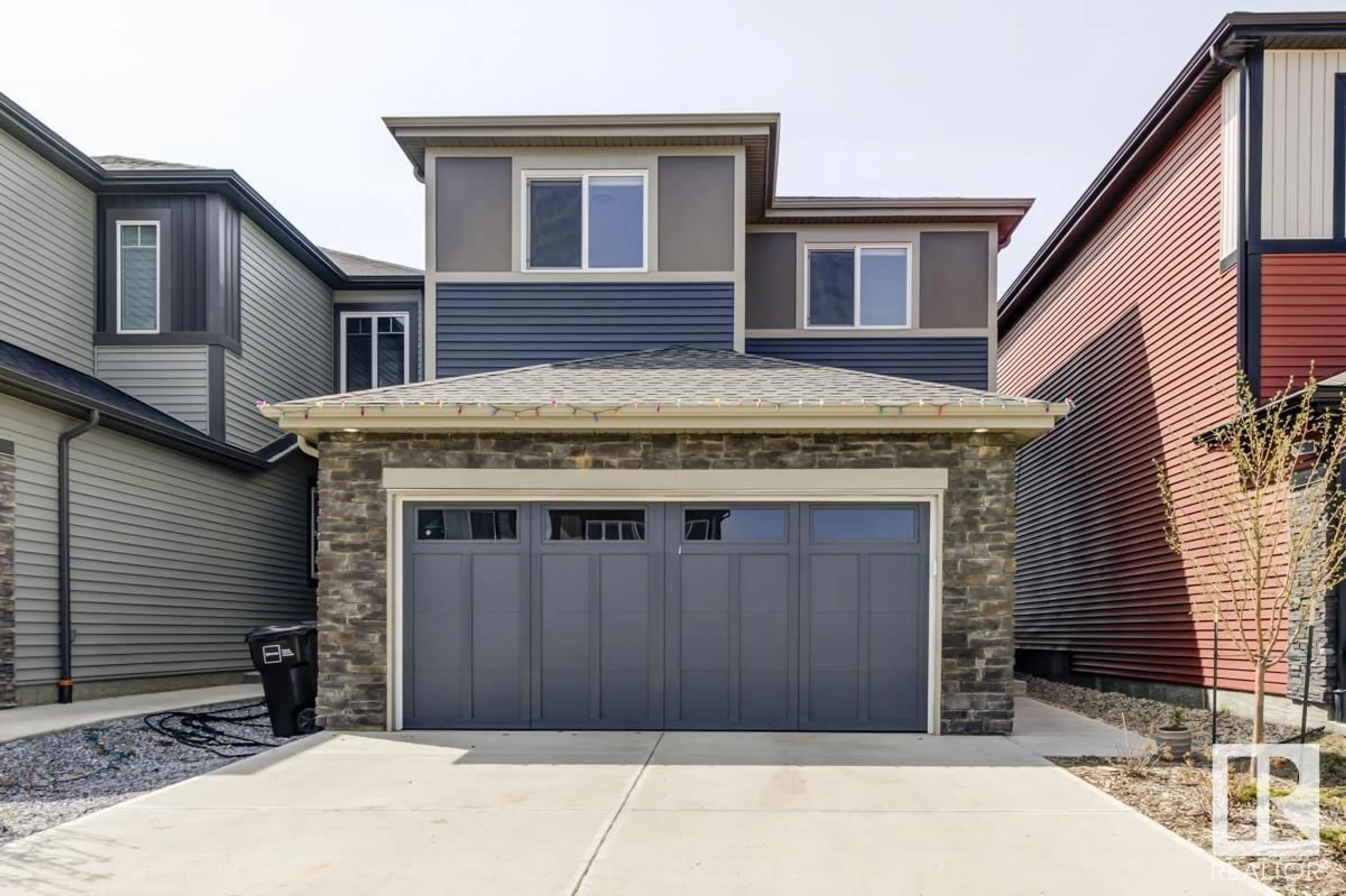 Home with brick exterior material, street for 8636 223 ST NW, Edmonton Alberta T5T7L6