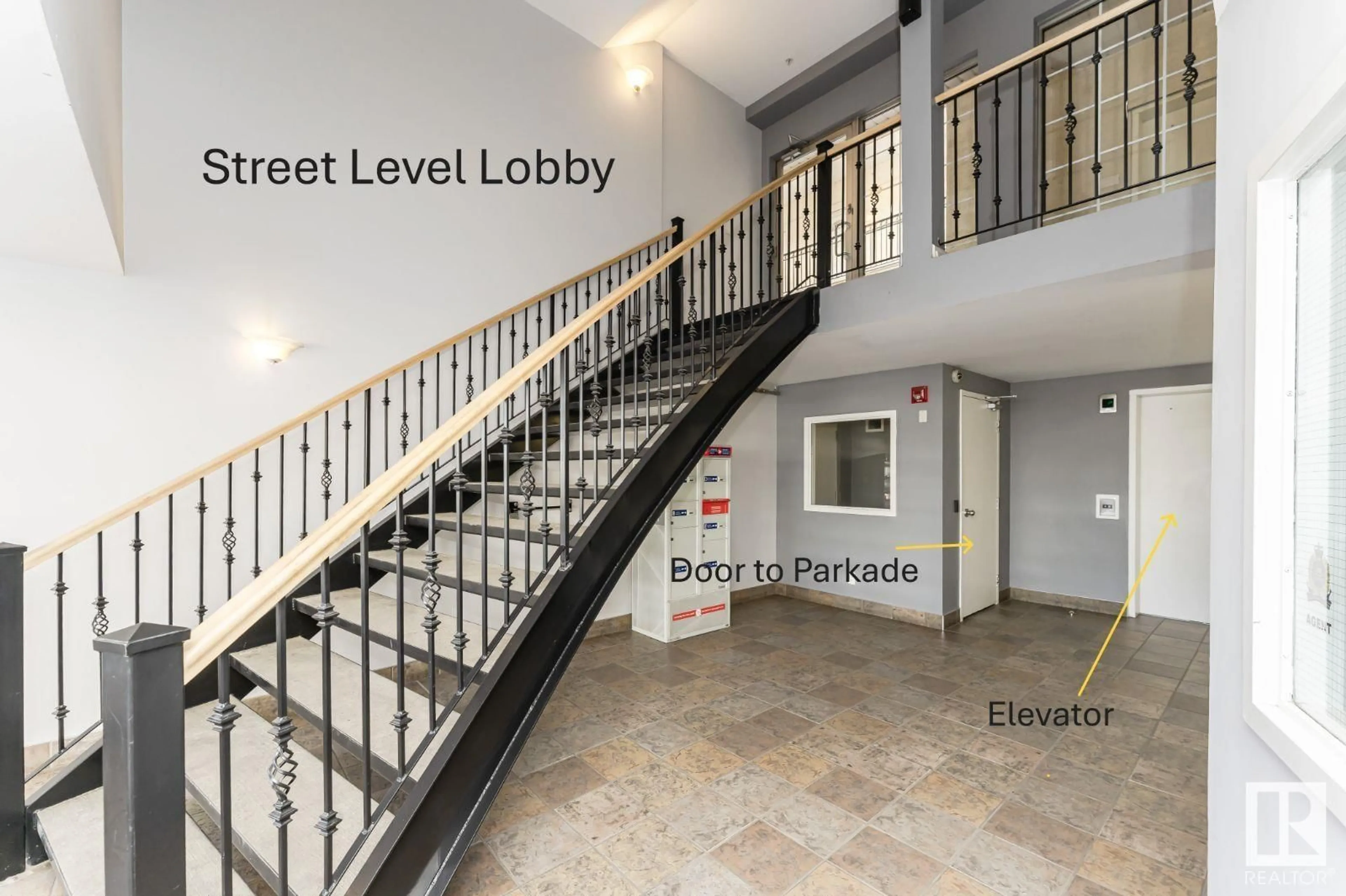 Lobby for #402 - 10707 102 AV NW, Edmonton Alberta T5J5E4