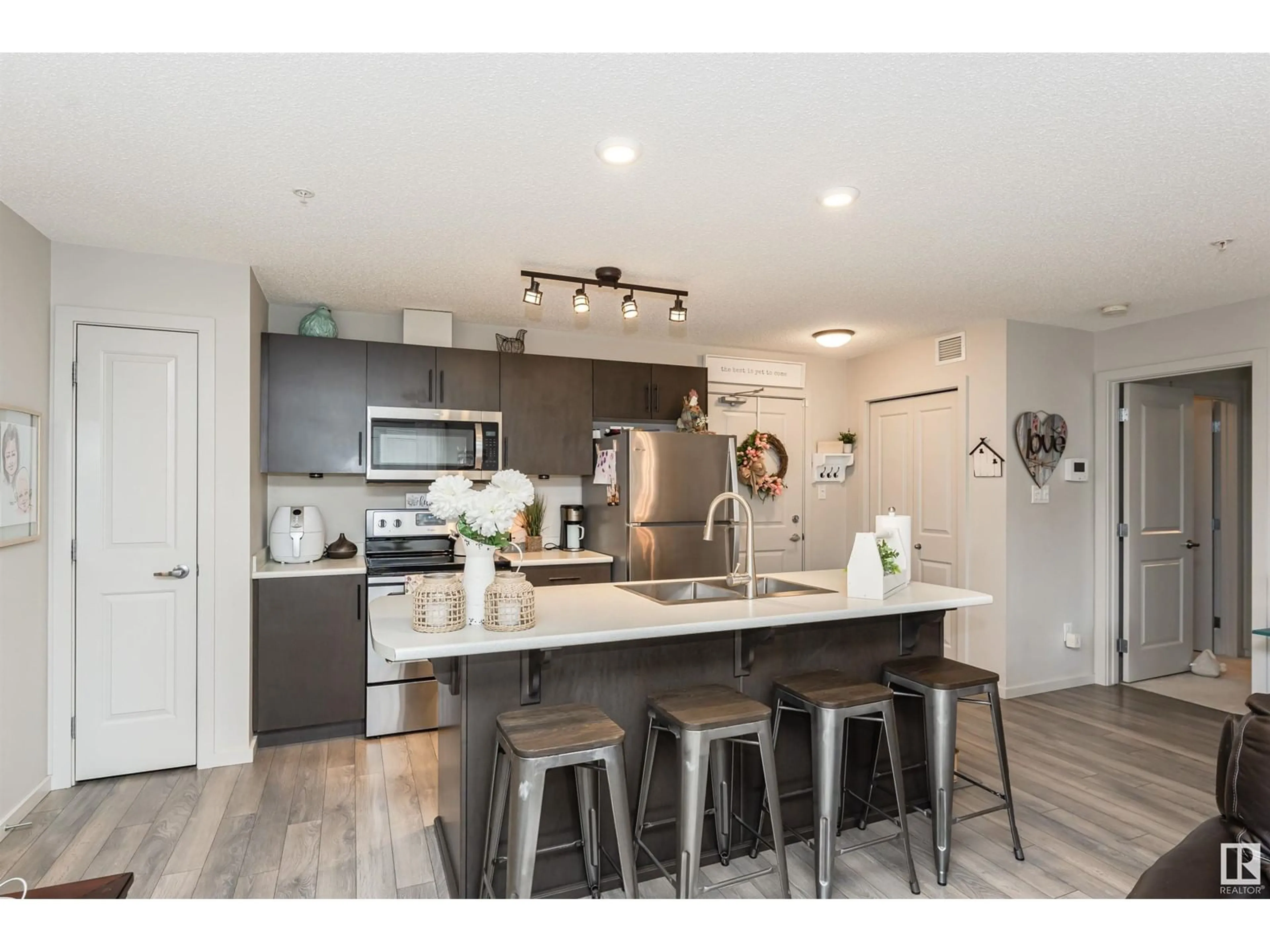 Open concept kitchen, unknown for 142 - 114 EBBERS BV, Edmonton Alberta T5V3W2