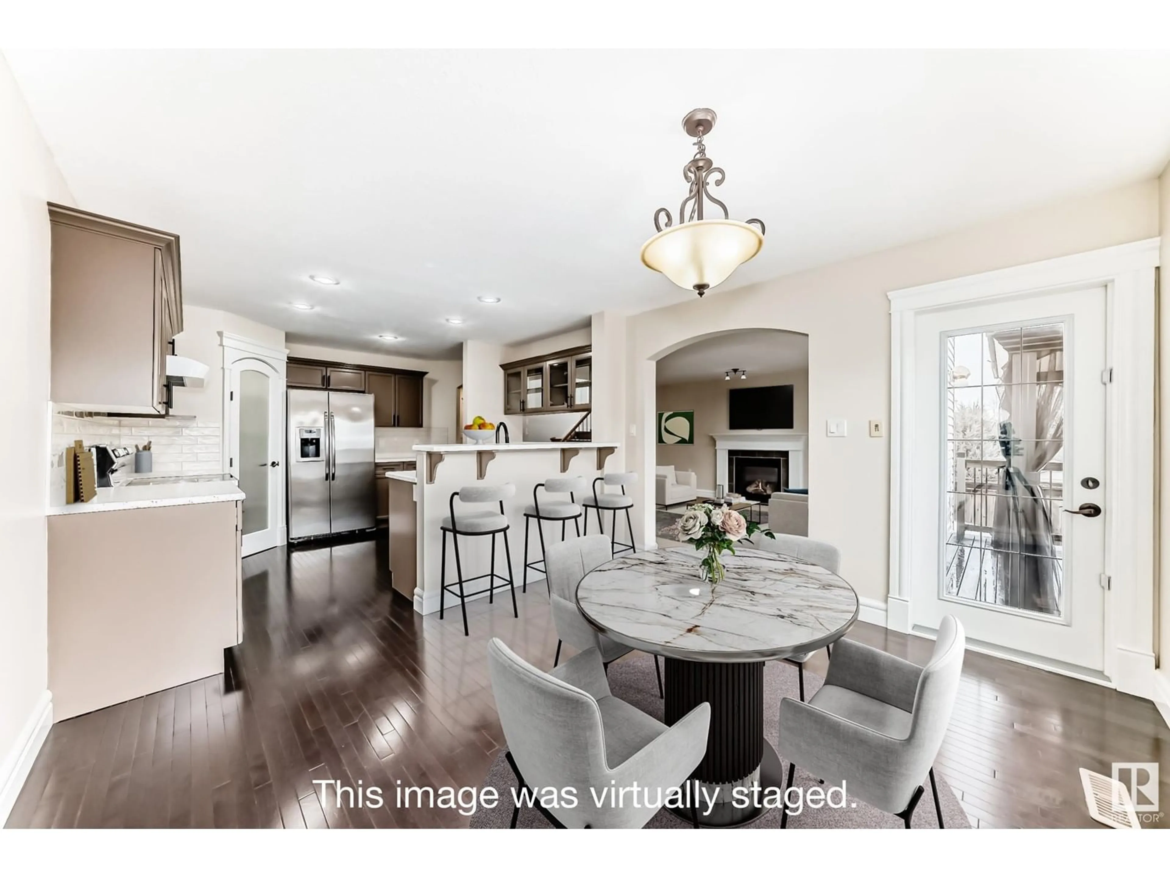 Open concept kitchen, unknown for 4213 156A AV, Edmonton Alberta T5Y0C9