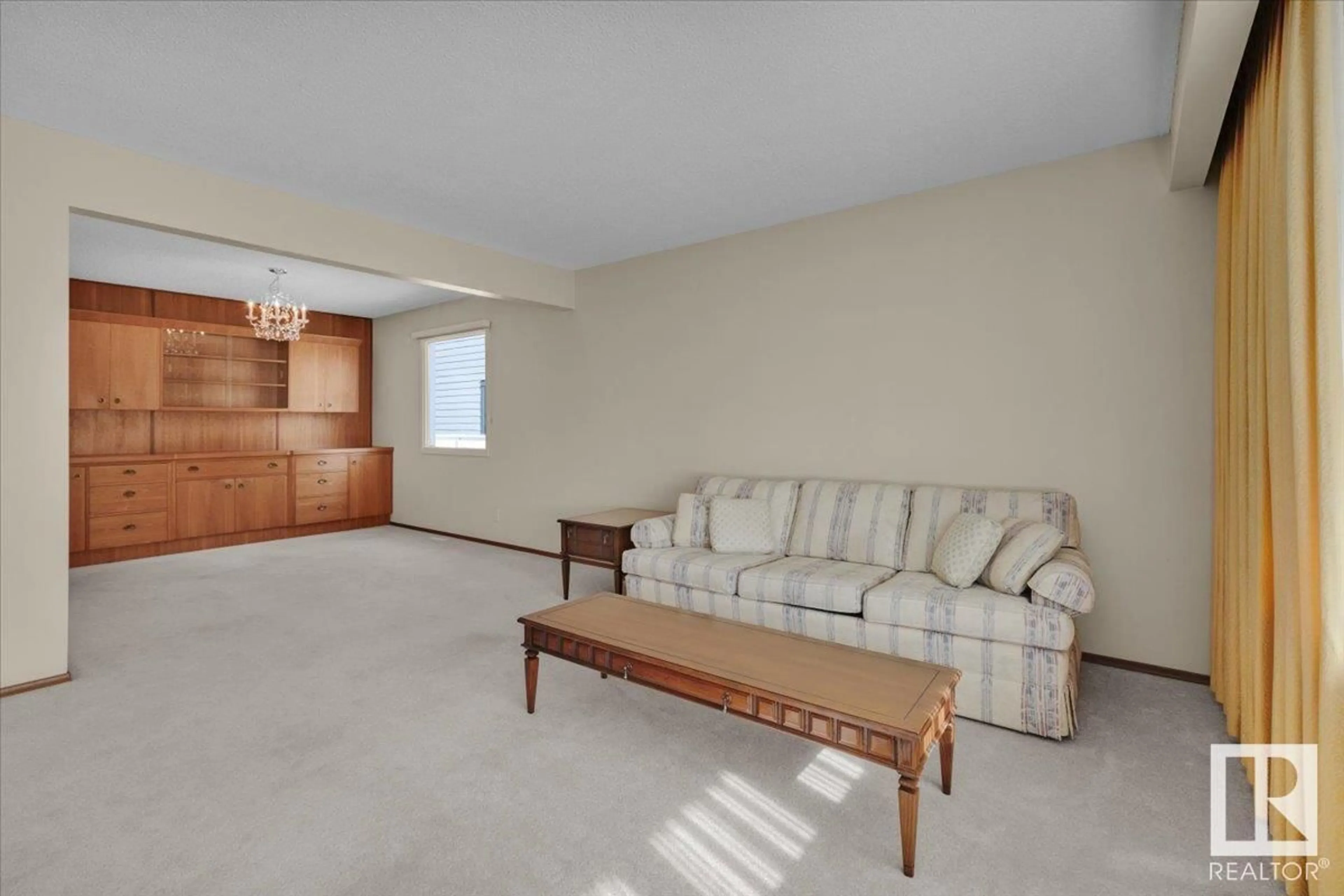 Living room with furniture, unknown for NW - 7626 154 ST, Edmonton Alberta T5R1R8