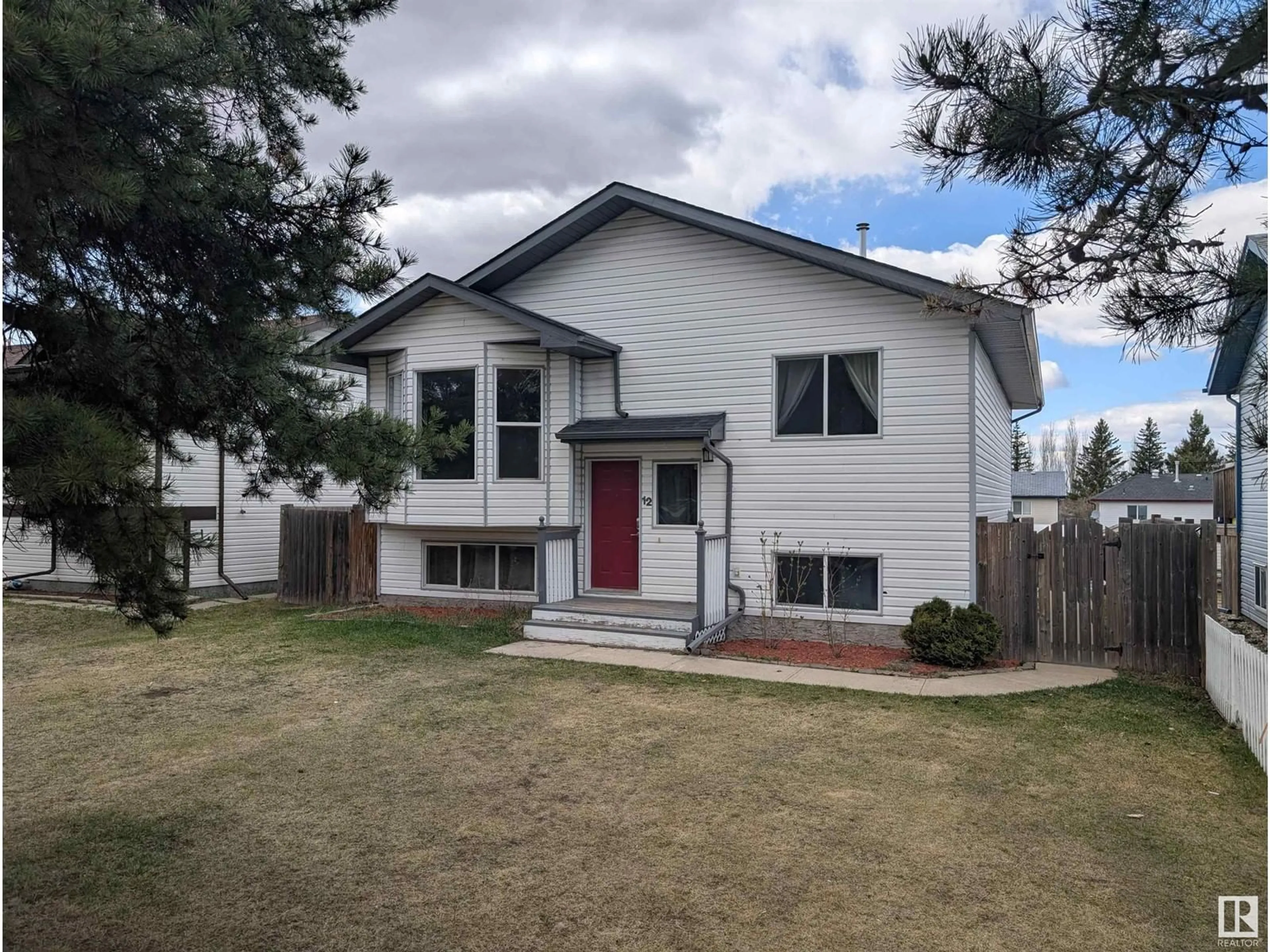 Home with vinyl exterior material, street for 12 SPRUCE MEADOW LN, Bon Accord Alberta T0A0K0