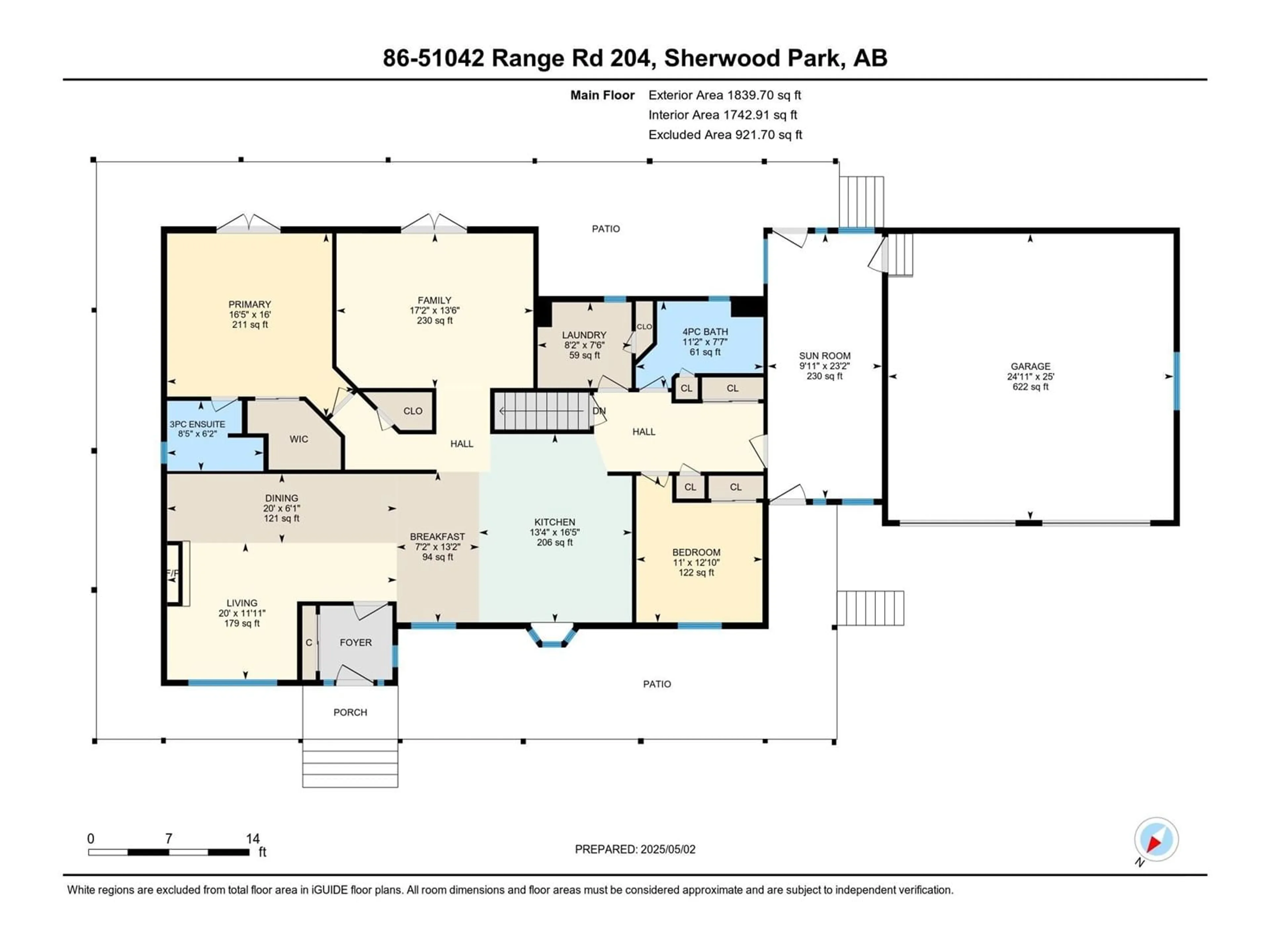 Floor plan for 51042 - 86 RGE ROAD 204, Rural Strathcona County Alberta T8G1E3