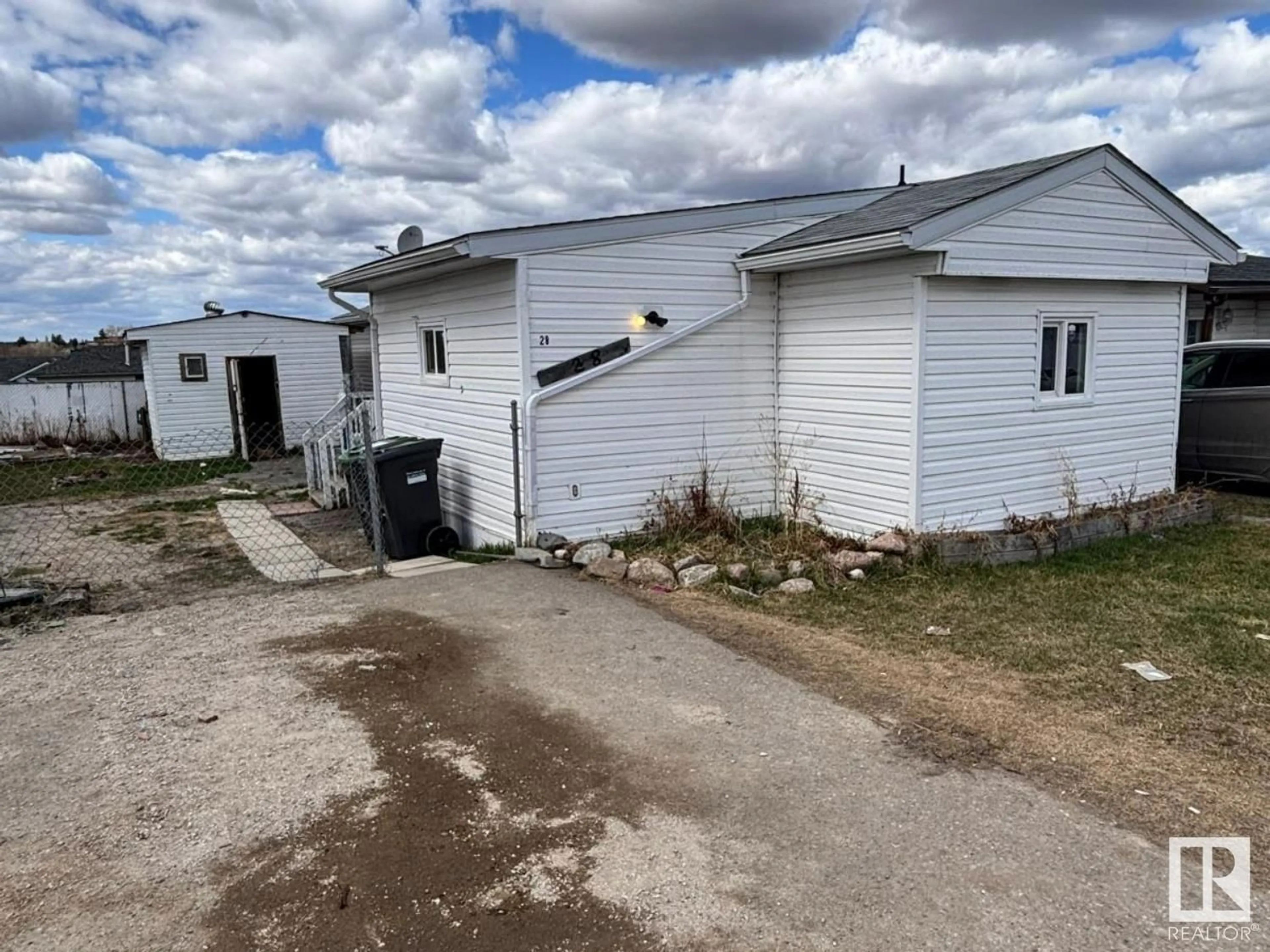 A pic from outside/outdoor area/front of a property/back of a property/a pic from drone, street for 28 - 4405 50 AV, Cold Lake Alberta T9M1Z3