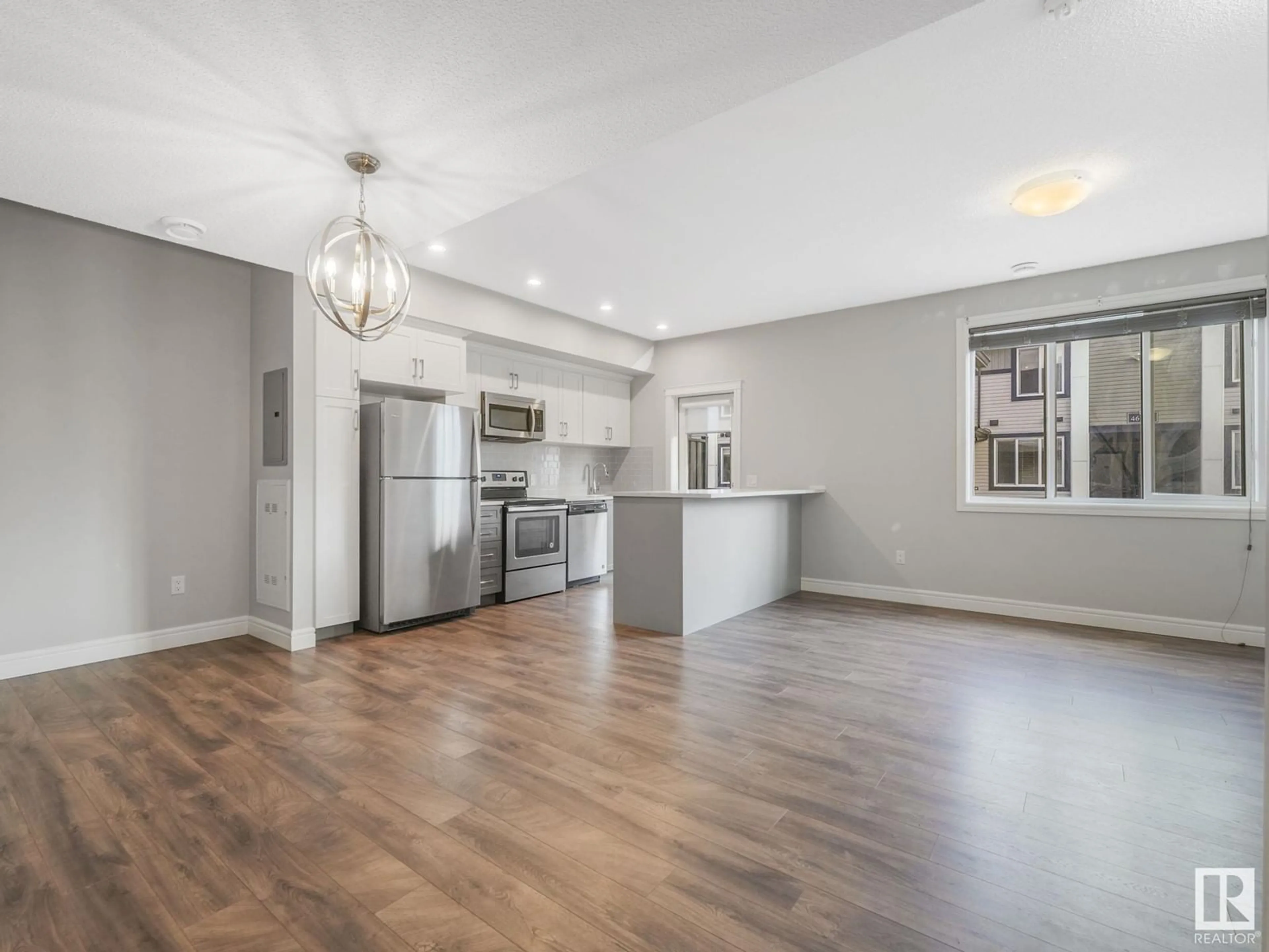 Open concept kitchen, unknown for 66 - 446 ALLARD BV, Edmonton Alberta T6W3S7