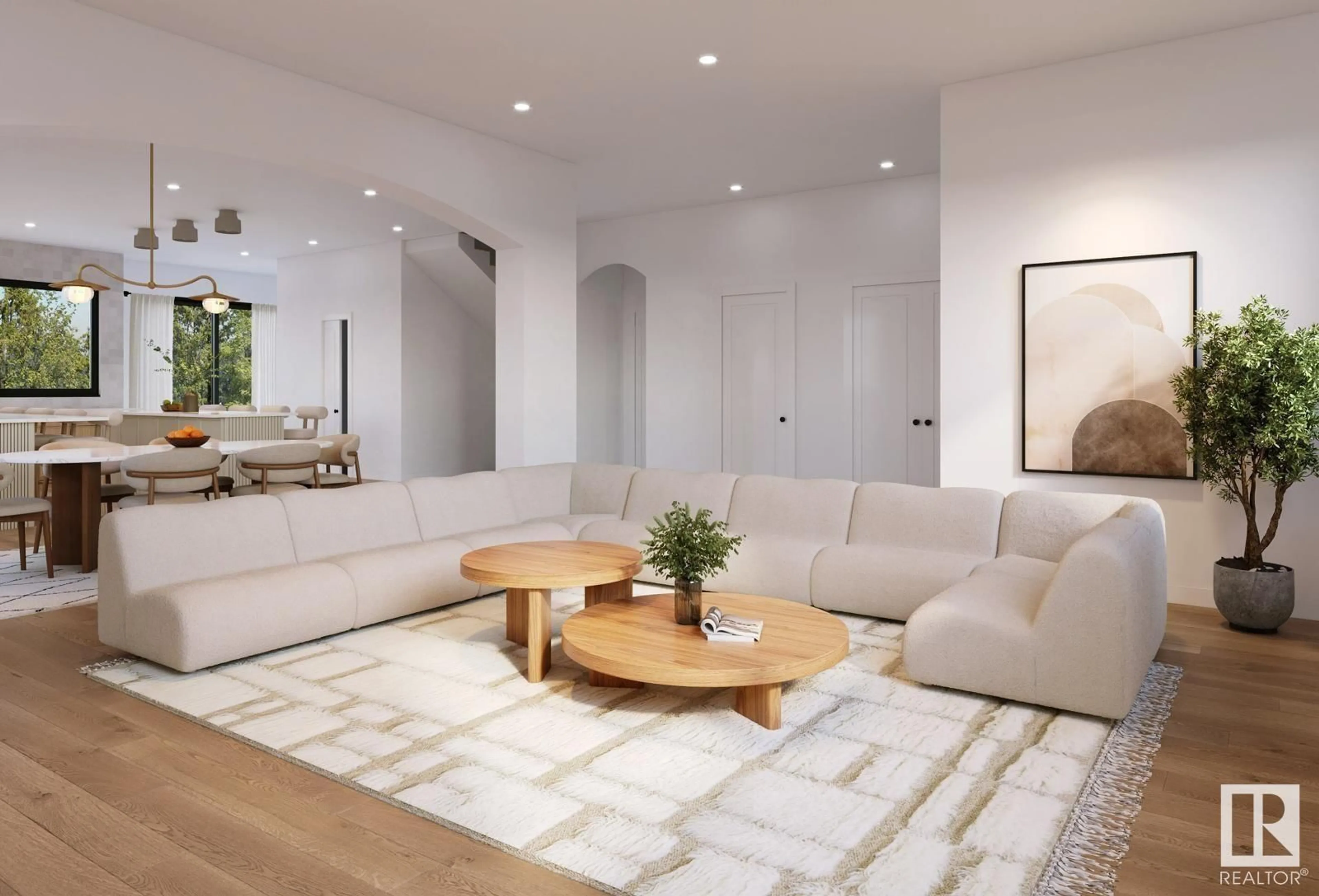 Living room with furniture, unknown for NW - 10514 134 ST, Edmonton Alberta T5N2B5