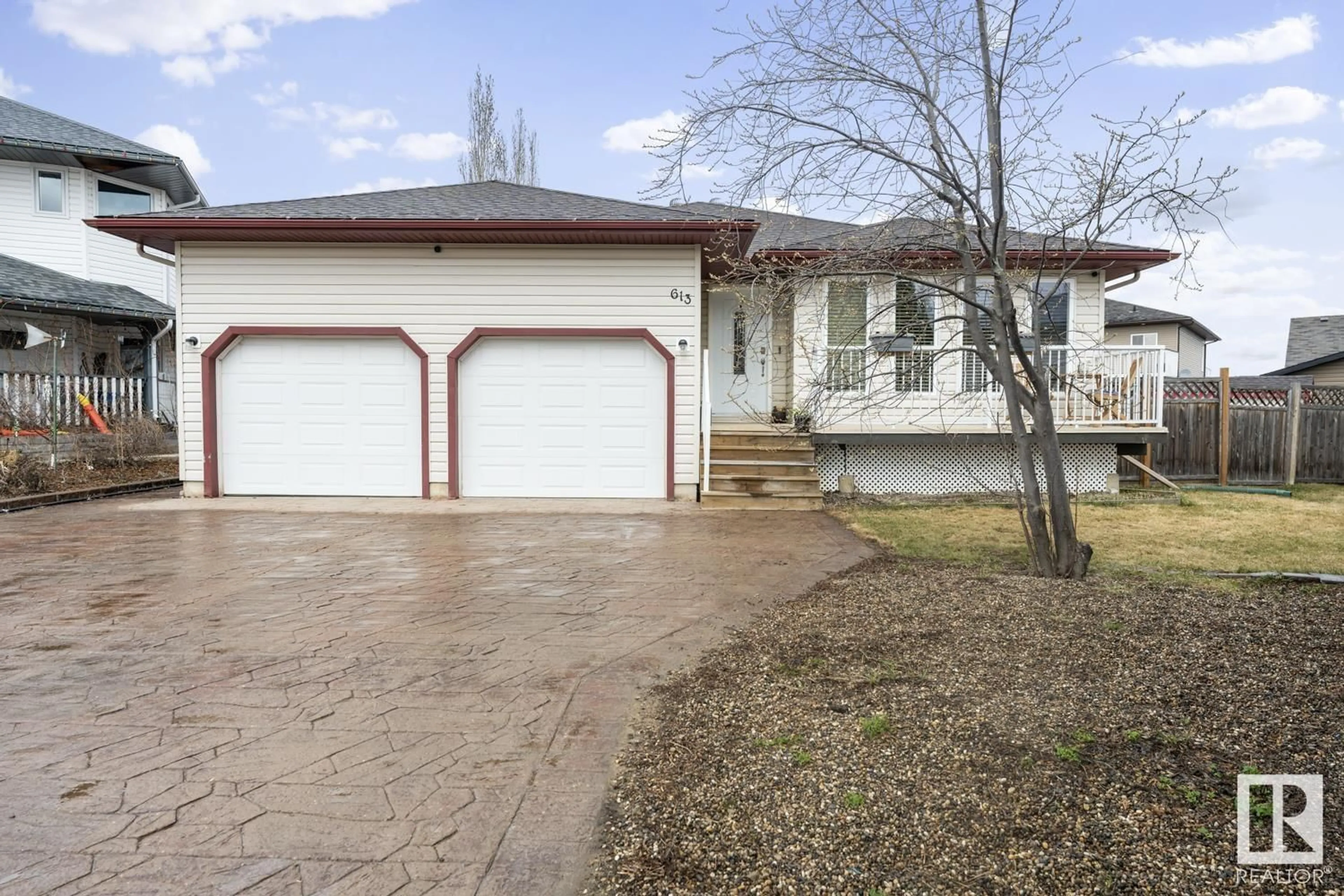 Home with vinyl exterior material, street for 613 WILLOW CR, Cold Lake Alberta T9M1M6
