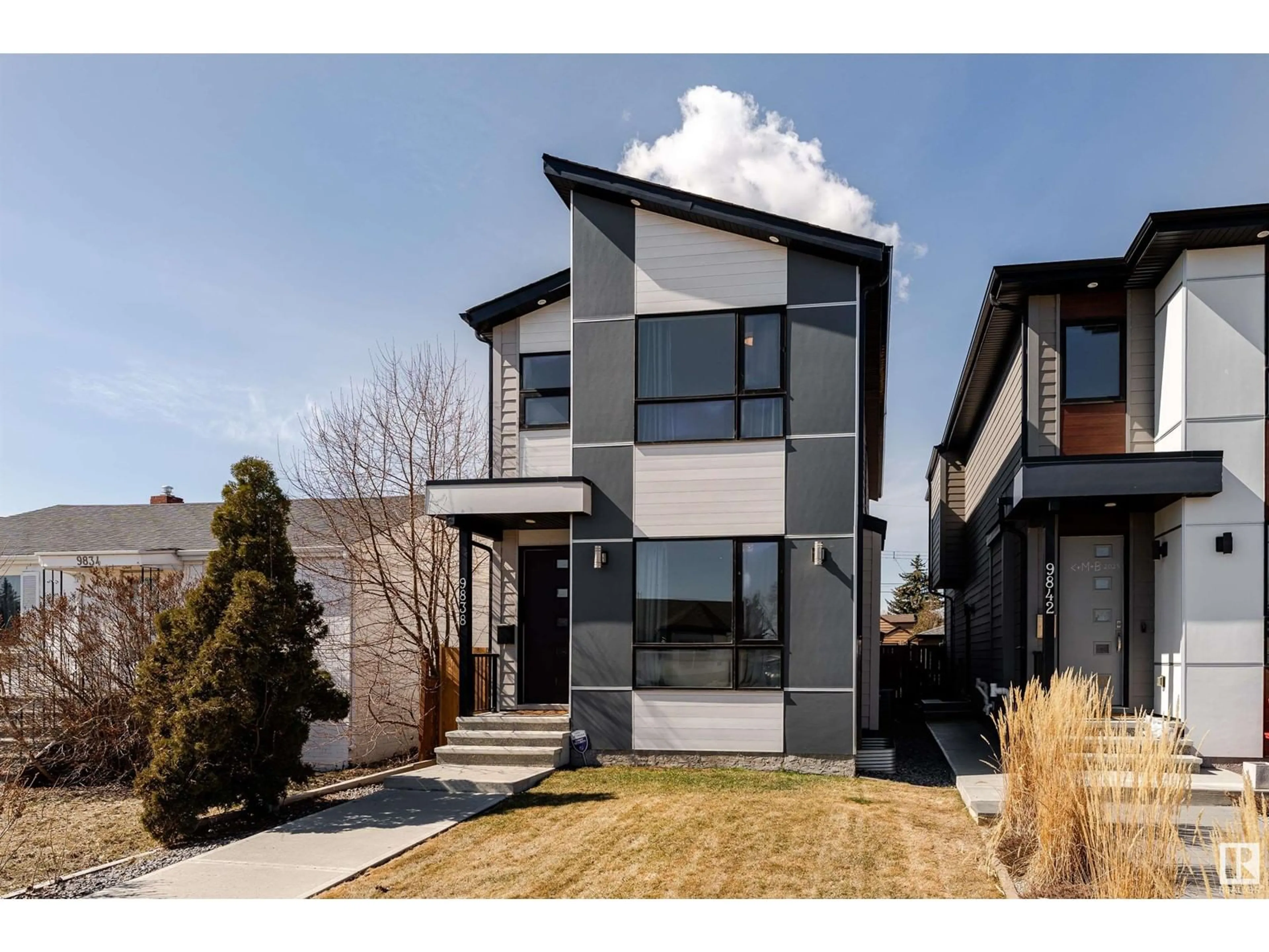Home with brick exterior material, street for NW - 9838 159 ST, Edmonton Alberta T5P2Z5