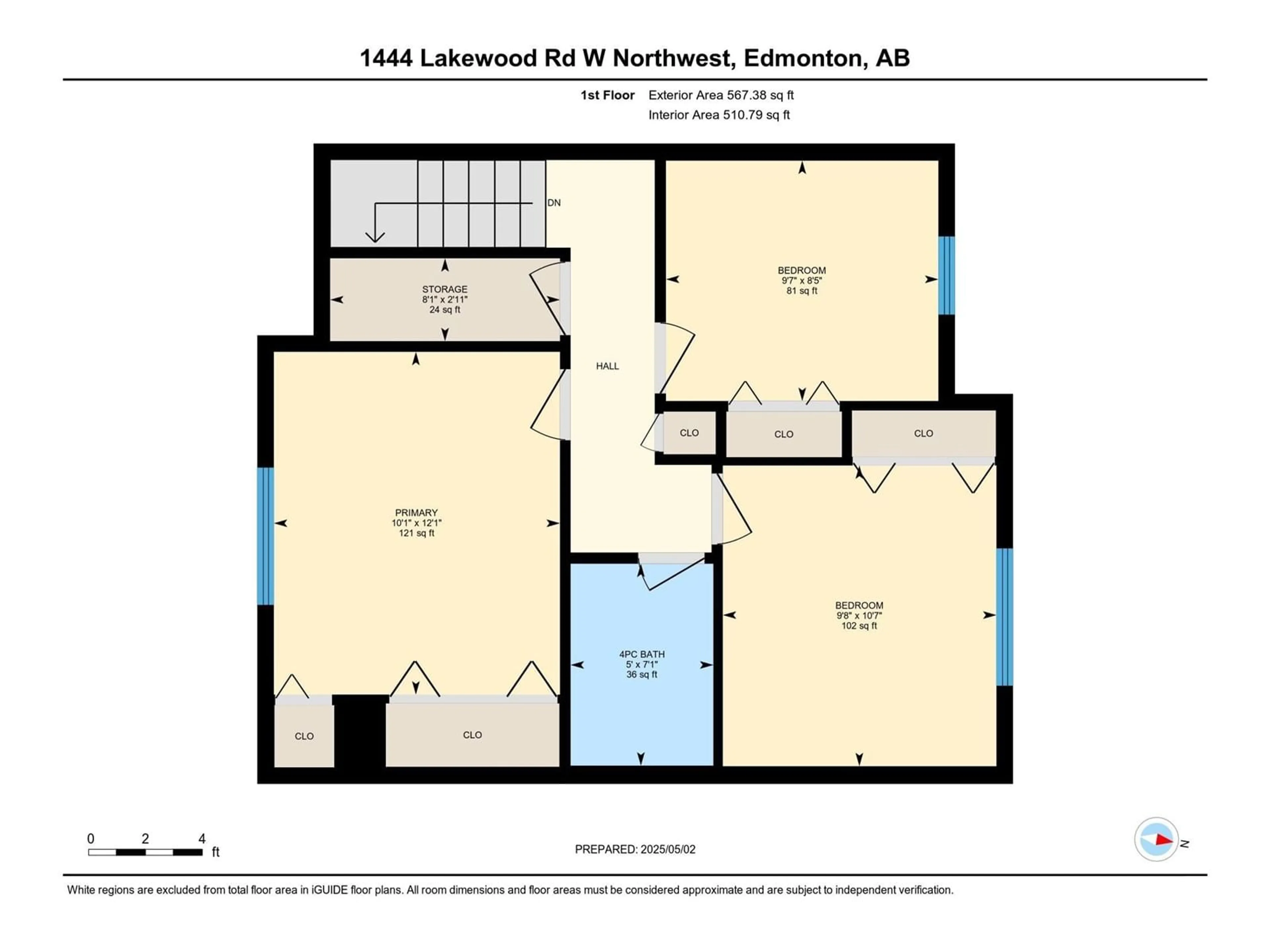 Floor plan for 1444 LAKEWOOD RD, Edmonton Alberta T6K3M2