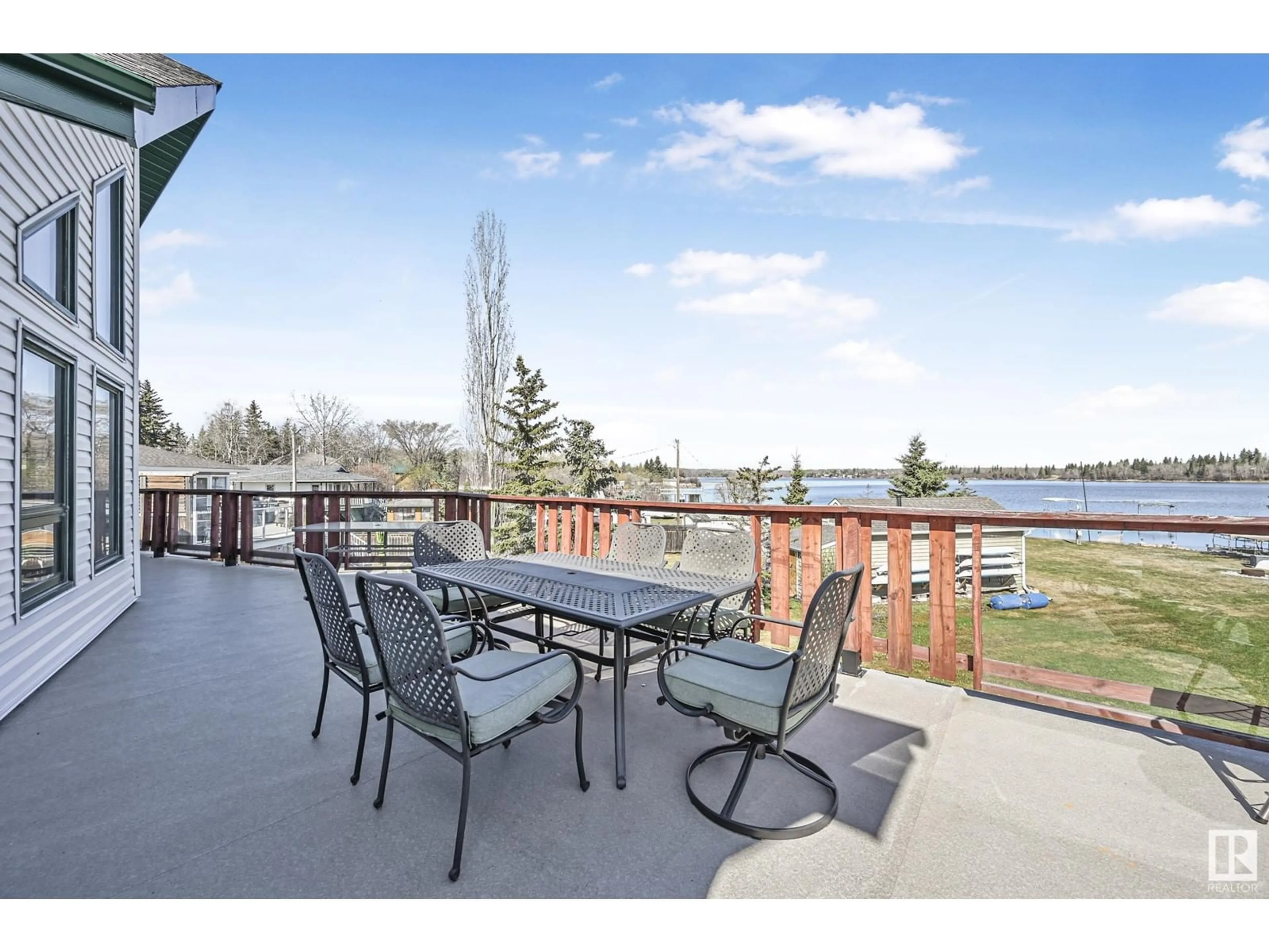 Patio, water/lake/river/ocean view for 48003 - 120 RGE ROAD 271, Rural Leduc County Alberta T0C2P0