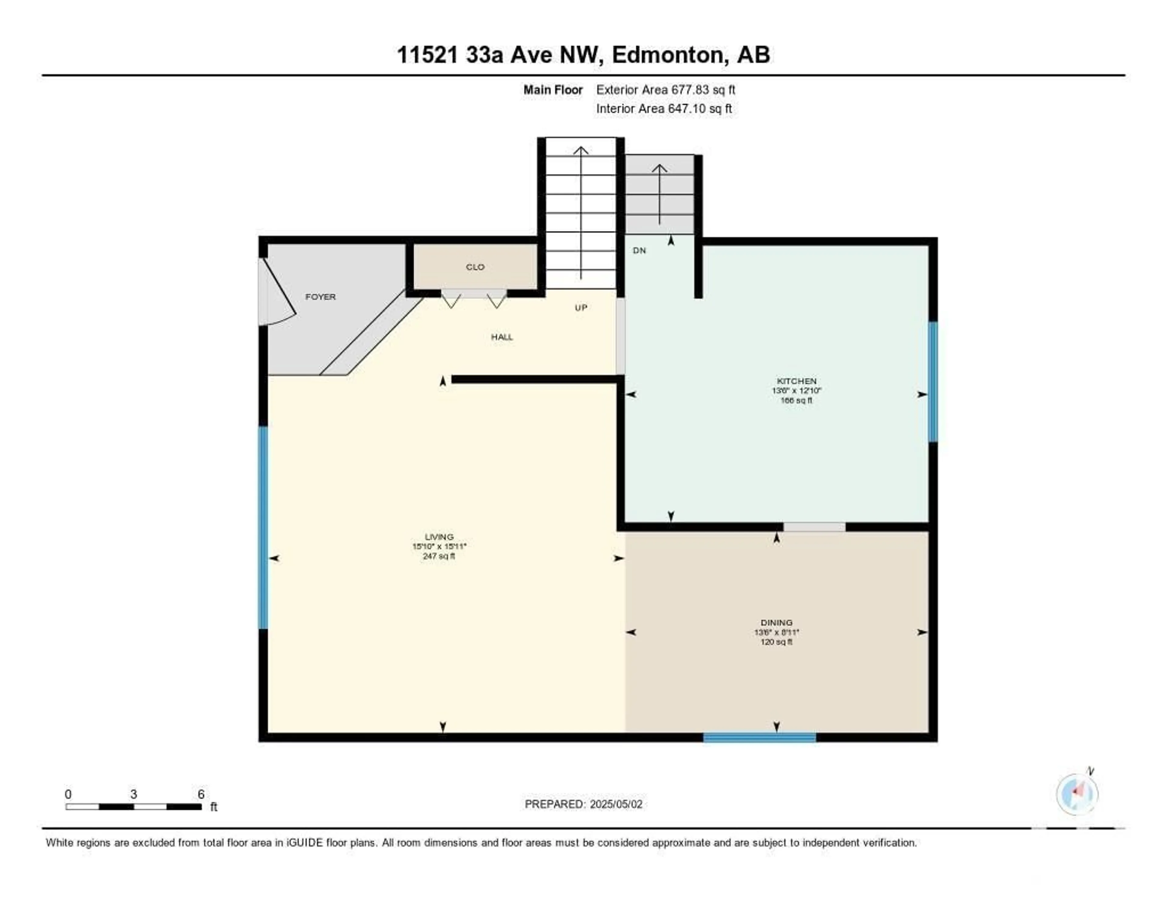 Floor plan for 11521 33A AV, Edmonton Alberta T6J3H2