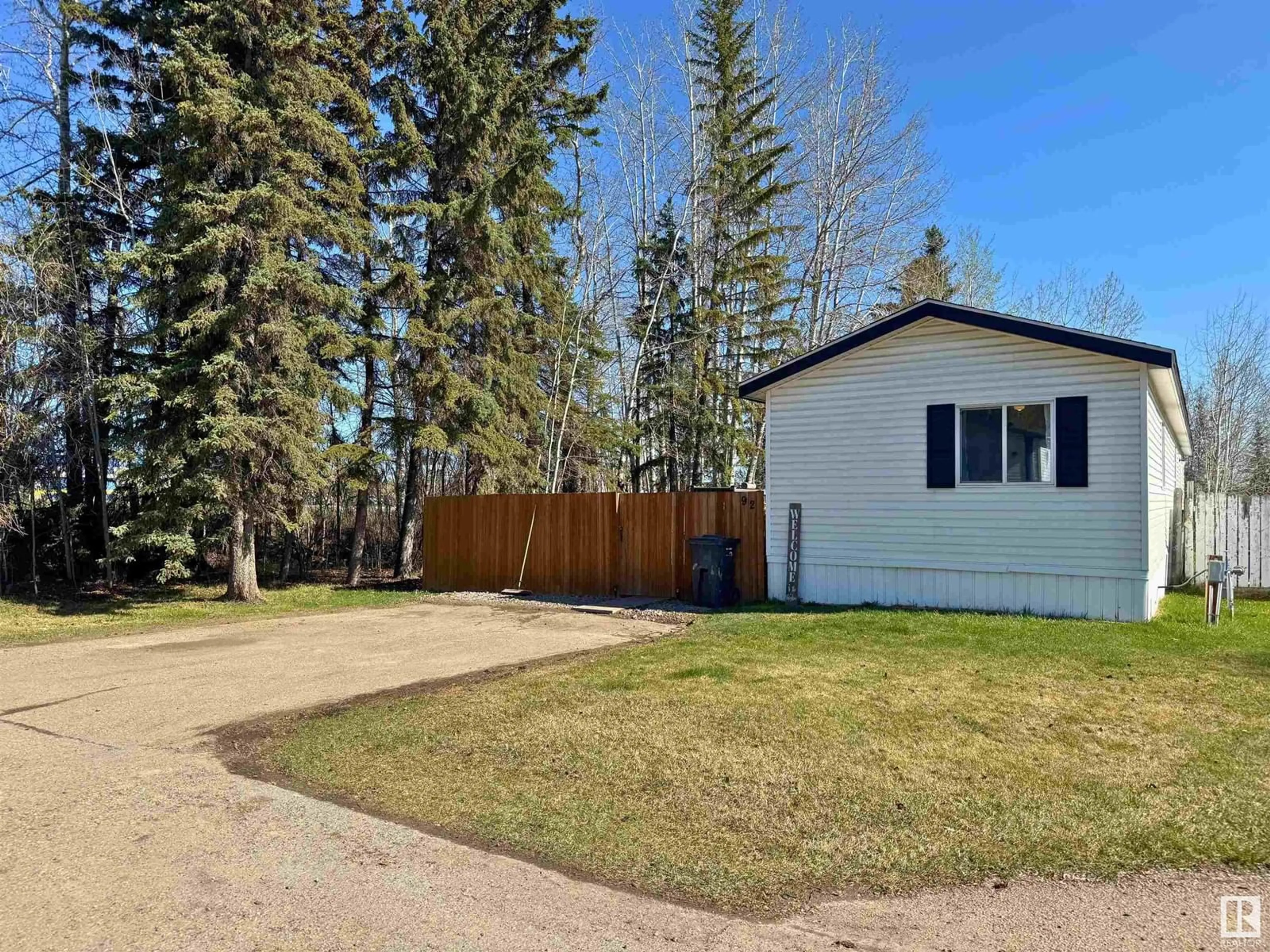 A pic from outside/outdoor area/front of a property/back of a property/a pic from drone, street for #92 - 5644 50 ST, Drayton Valley Alberta T7A1L4