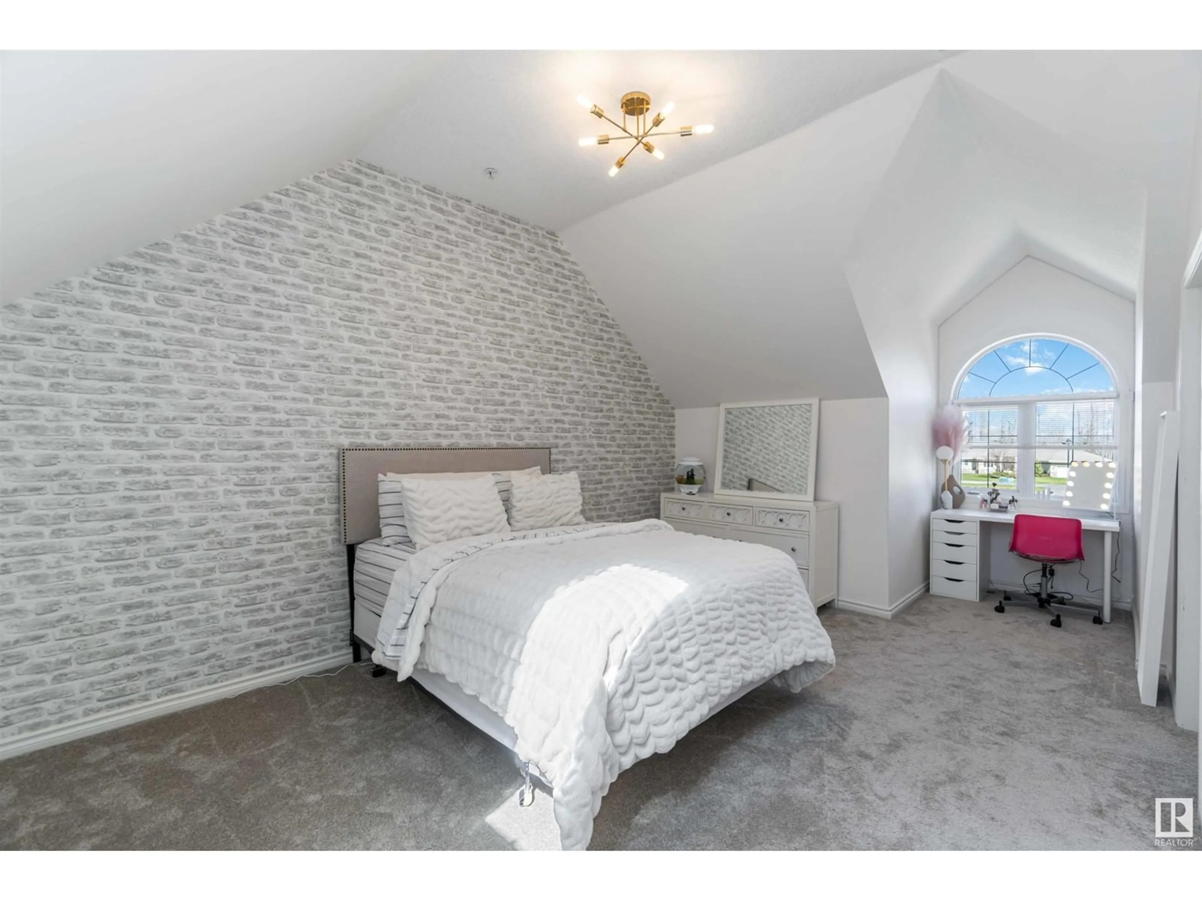 Bedroom with bed, unknown for #87 - 26106 TWP ROAD 532 A, Rural Parkland County Alberta T7Y1A3