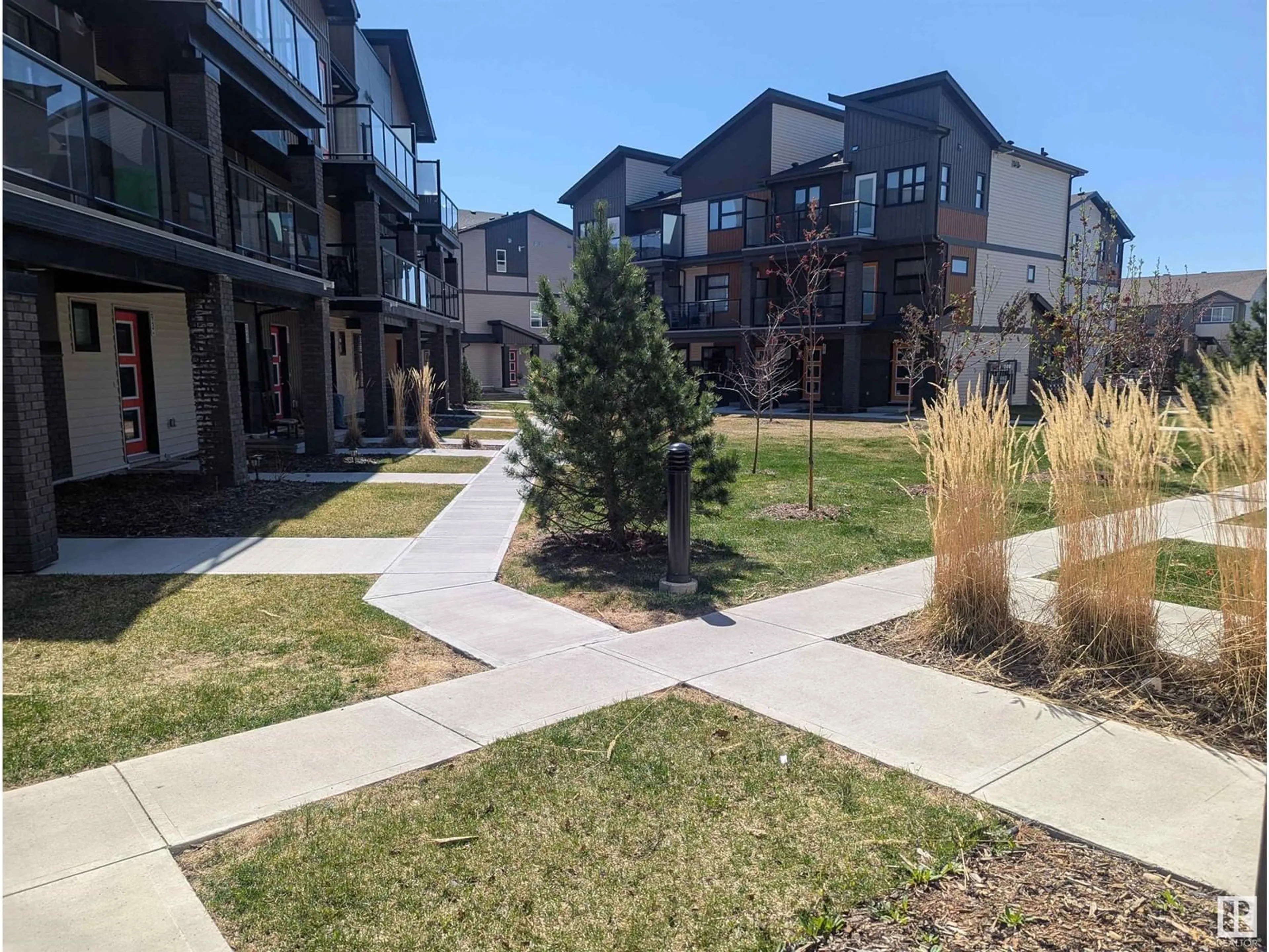 Patio, street for 98 - 1203 163 ST, Edmonton Alberta T6W3X1