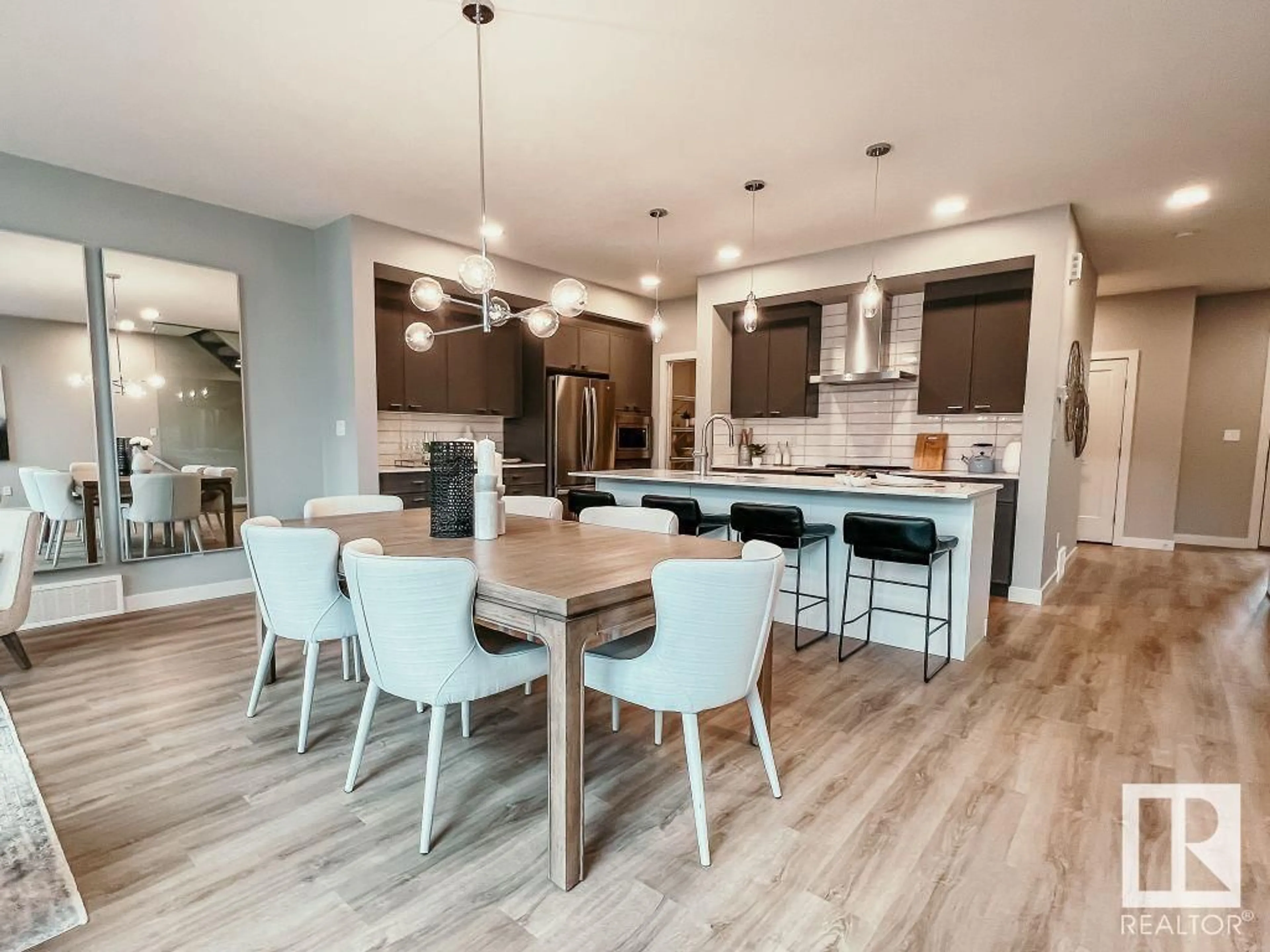 Open concept kitchen, unknown for SW - 15859 27 AV, Edmonton Alberta T6W5P6