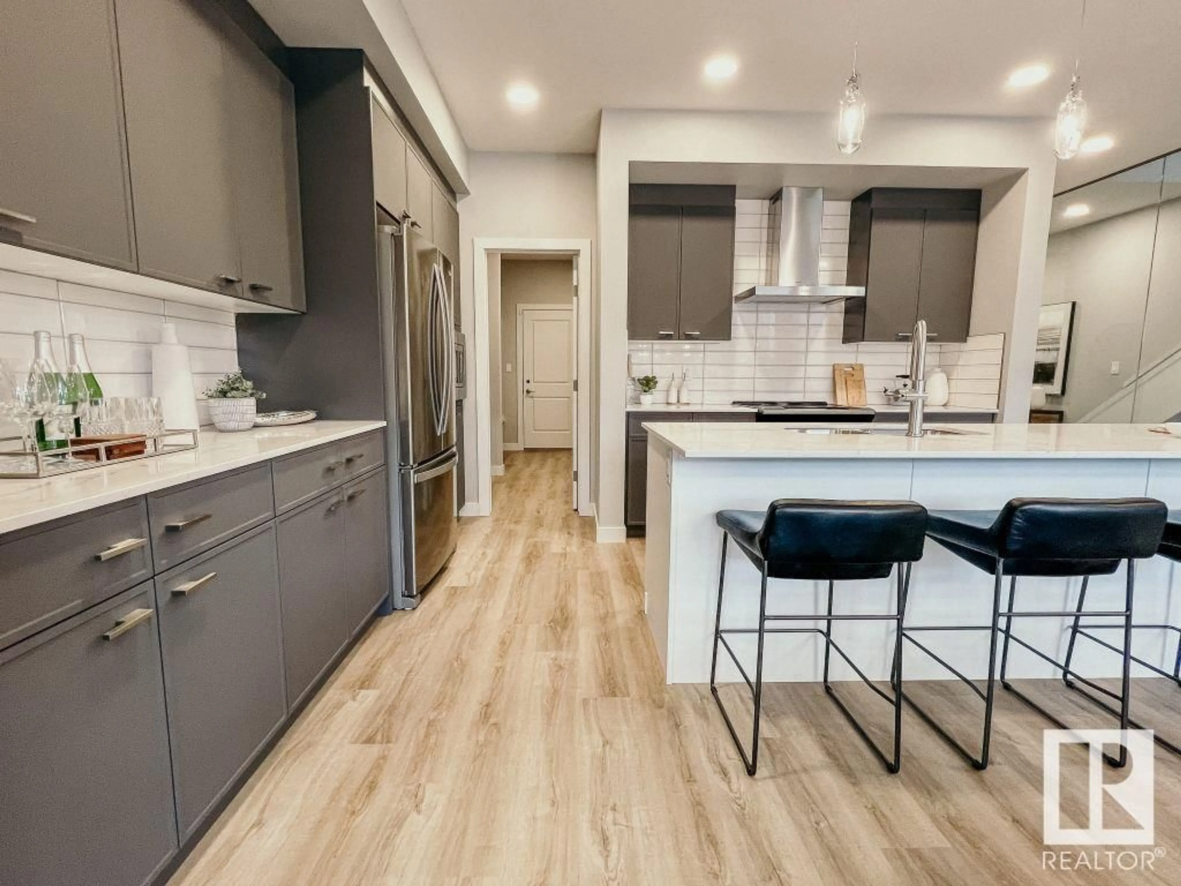 Open concept kitchen, unknown for SW - 15859 27 AV, Edmonton Alberta T6W5P6