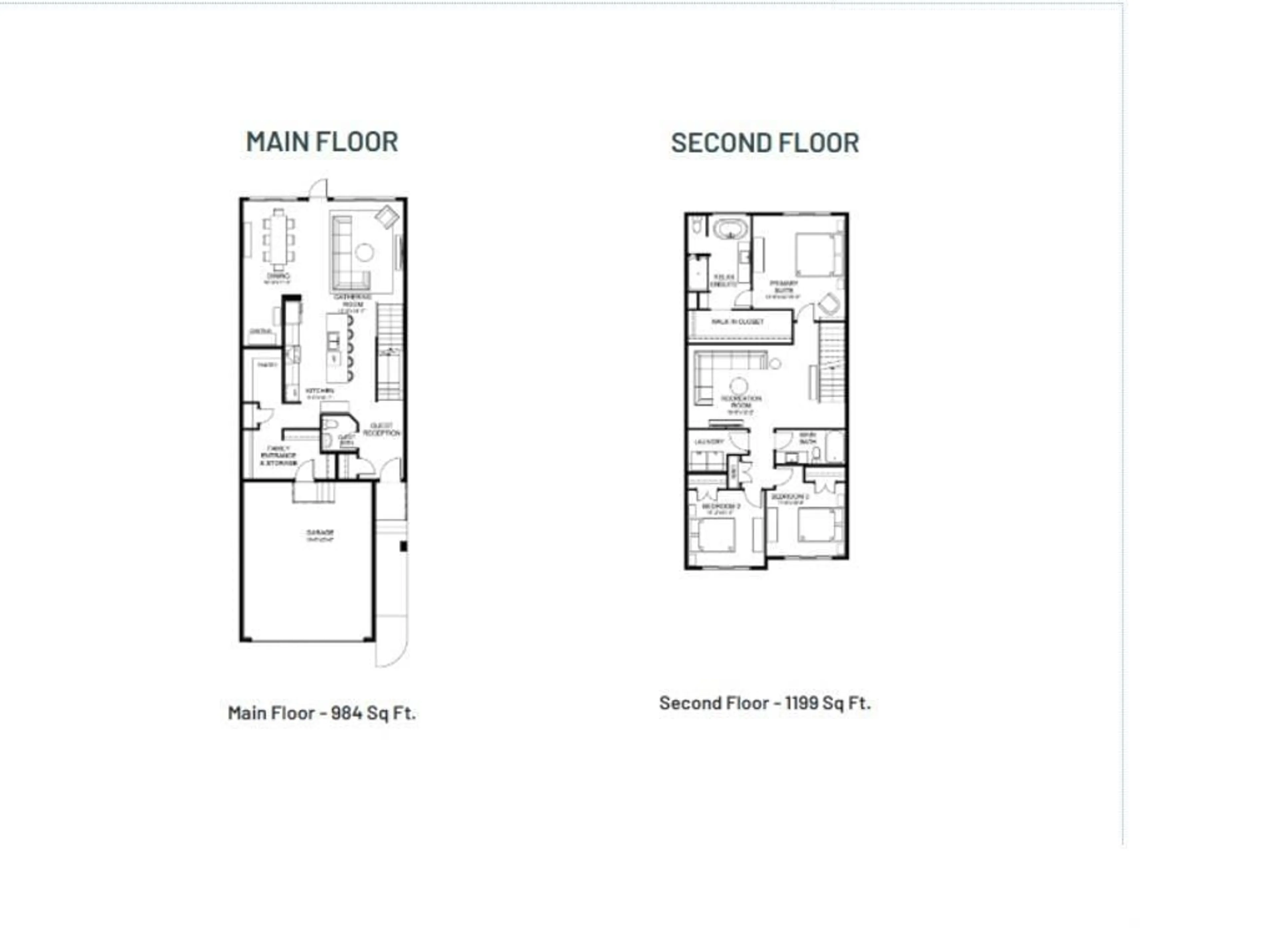 Floor plan for 153 GARNEAU GA, Spruce Grove Alberta T7X2Y6