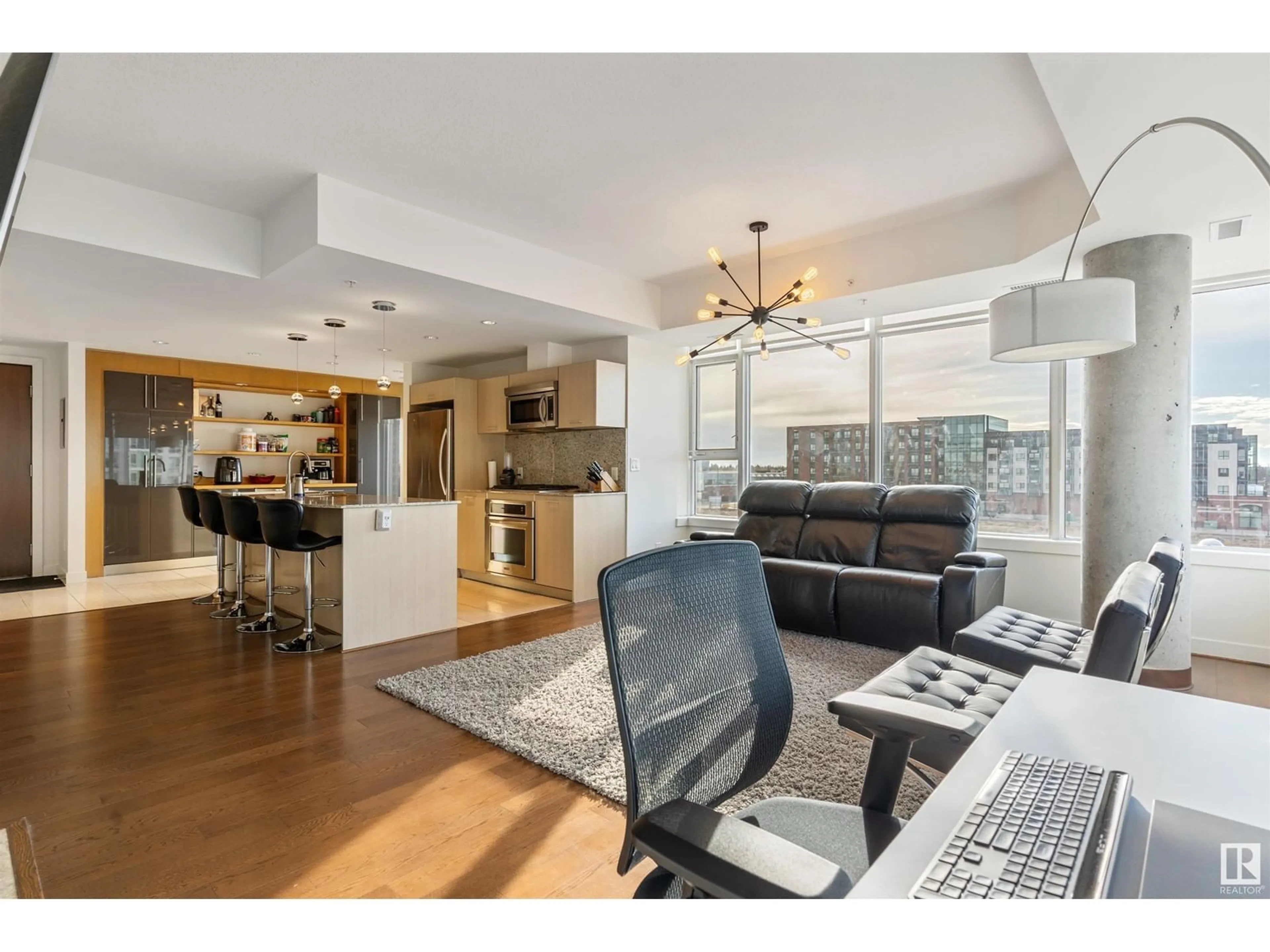 Open concept kitchen, unknown for #414 - 2510 109 ST, Edmonton Alberta T6J2X1