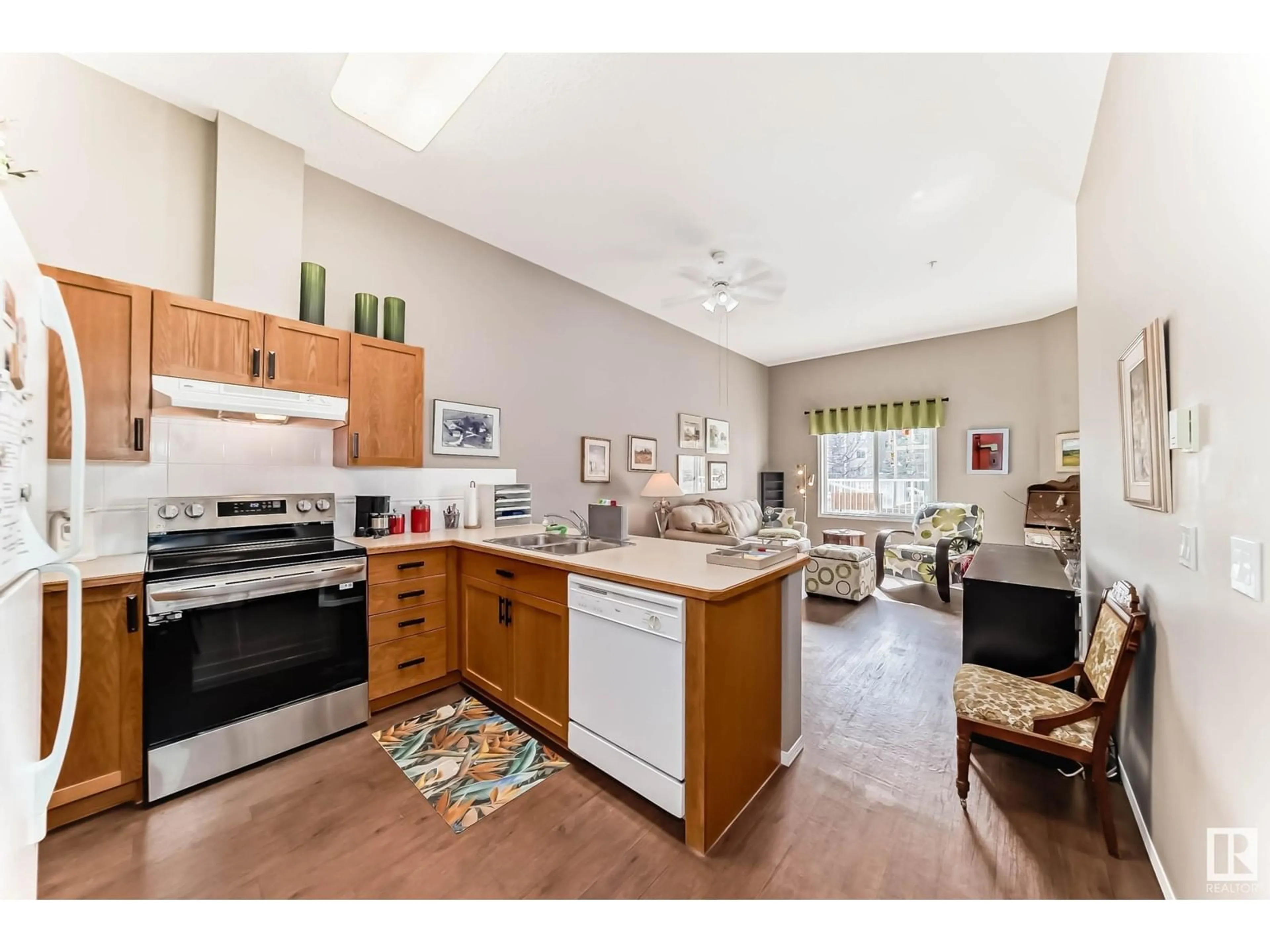 Open concept kitchen, unknown for 78 - 134 MCKENNEY AV, St. Albert Alberta T8N1L9
